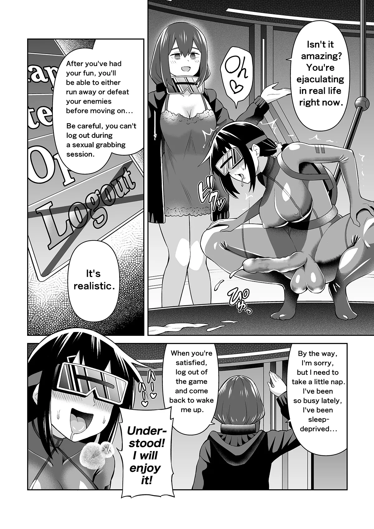 Futanari Maki-chan VR Game Edition page 10 original parody - futanari uncensored hentai manga - read online free