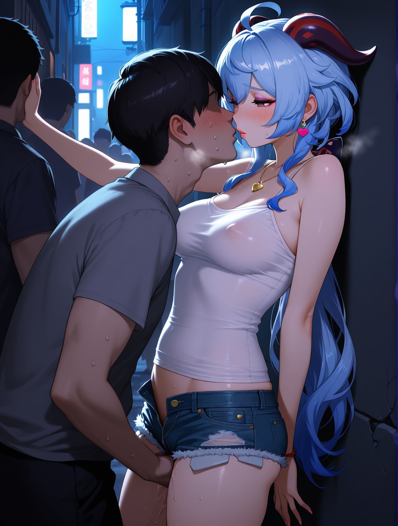 ganyu STREETWALKER 立ちんぼ page 24 featuring ganyu genshin impact parody - big penis bbm hentai manga - read online free