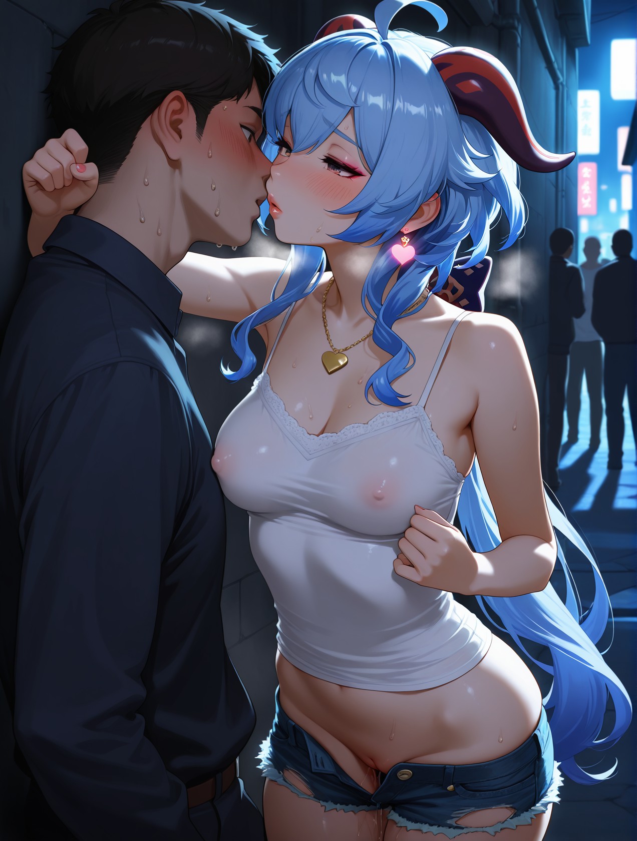 ganyu STREETWALKER 立ちんぼ page 37 featuring ganyu genshin impact parody - big penis bbm hentai manga - read online free