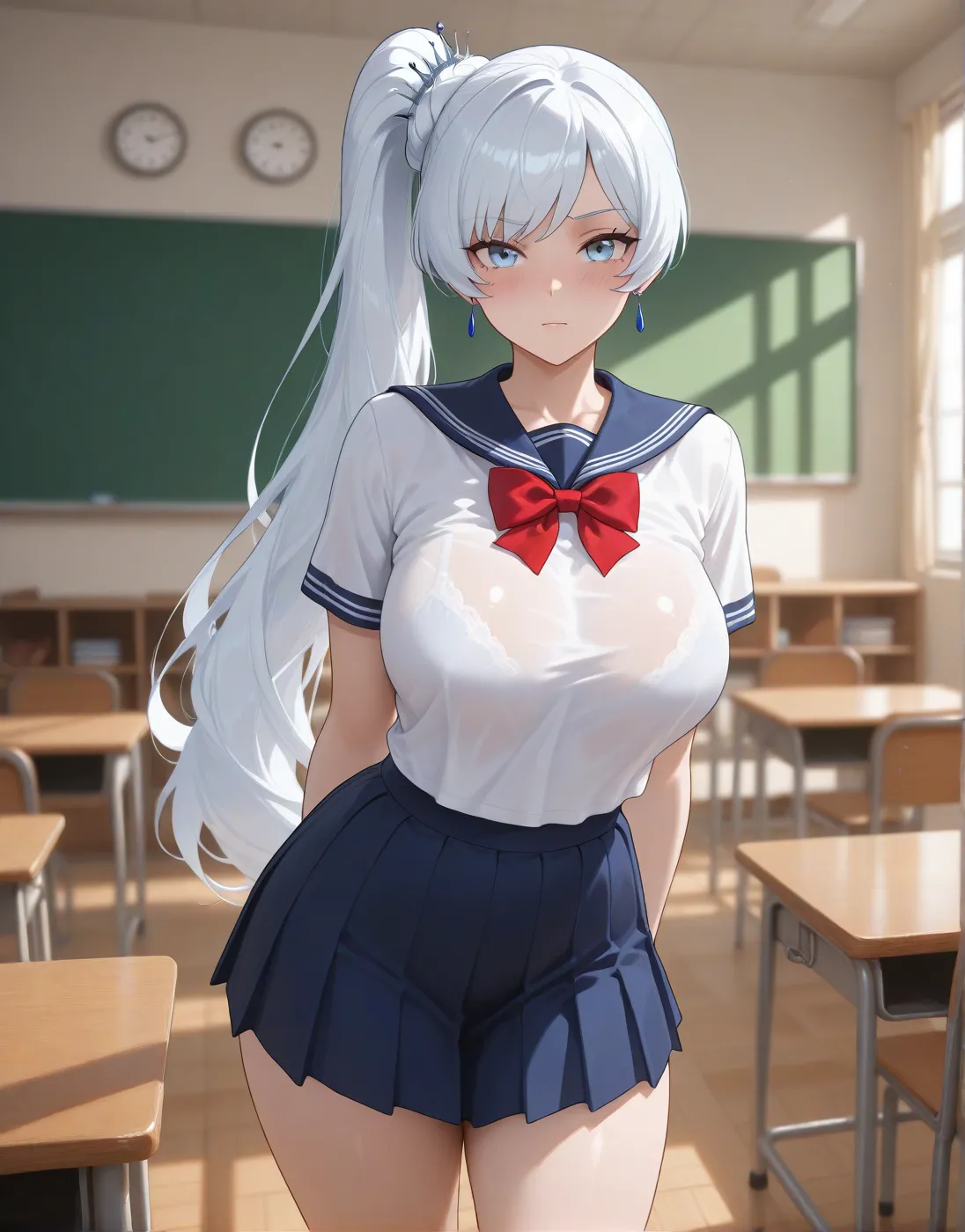 Weiss Schnee 238 pics page 24 featuring weiss schnee rwby parody - schoolgirl uniform nakadashi hentai manga - read online free