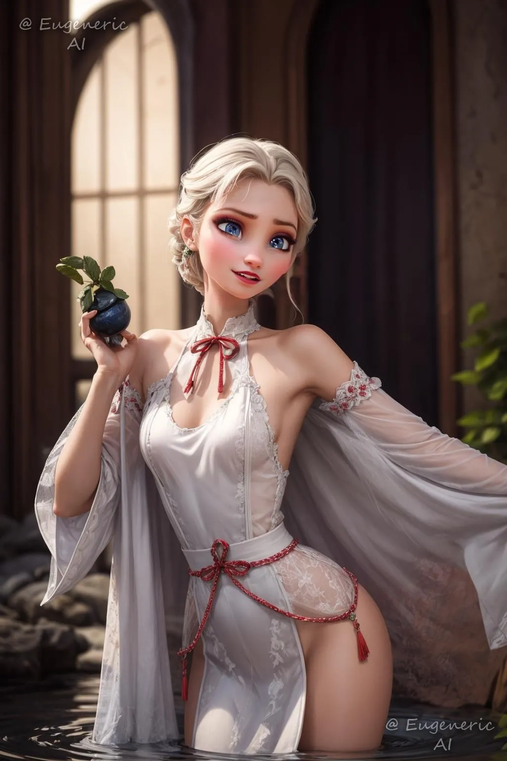 Elsa Chipao page 23 featuring princess elsa frozen parody - sole female big penis hentai manga - read online free