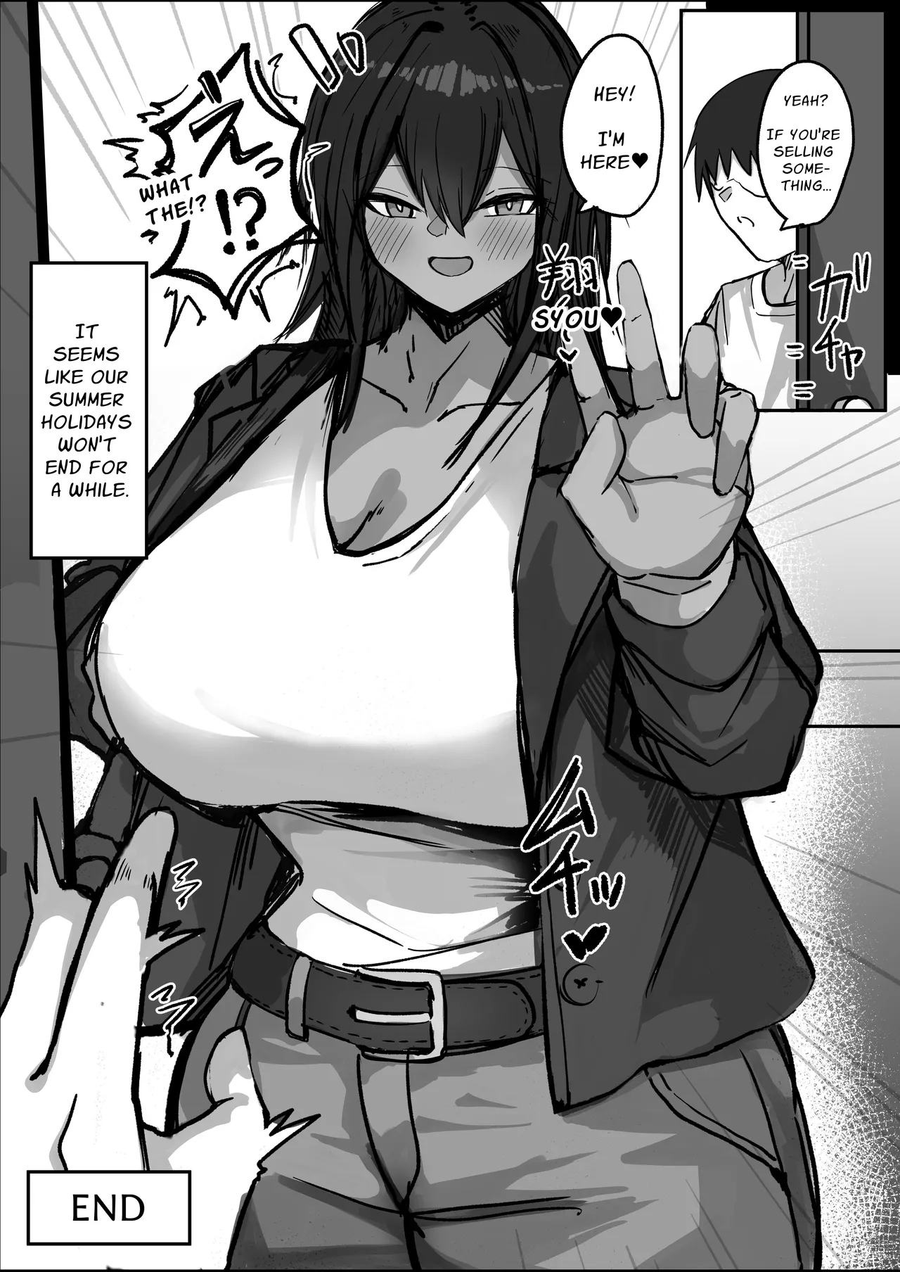 Mukashi Otoko dato Omotteta Kasshoku Bakunyuu Osananajimi to H Suru Hon Kouhen | Sex With My Tanned Busty Friend Who I Used To Think Was A Guy page 38 original parody - big breasts big ass hentai manga - read online free