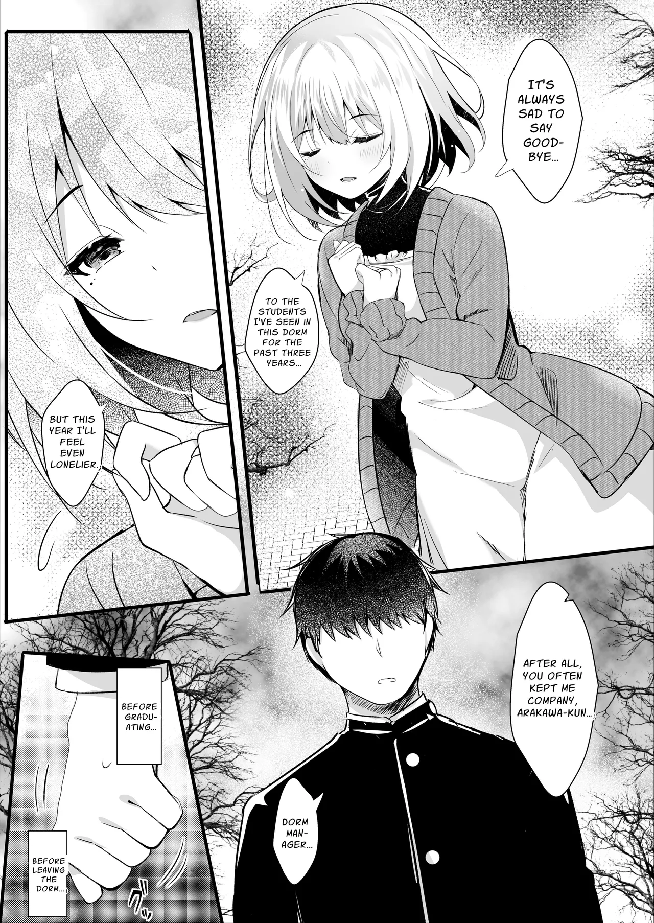 [Rocomani (Manatsu Roco)] Daisuki na Ryoubo-san o Saimin de Netoru 1-kagetsu | One Month of NTRing My Beloved Dorm Mother [English] [nasmas] [Digital] page 43 original parody - sole female sole male hentai manga - read online free