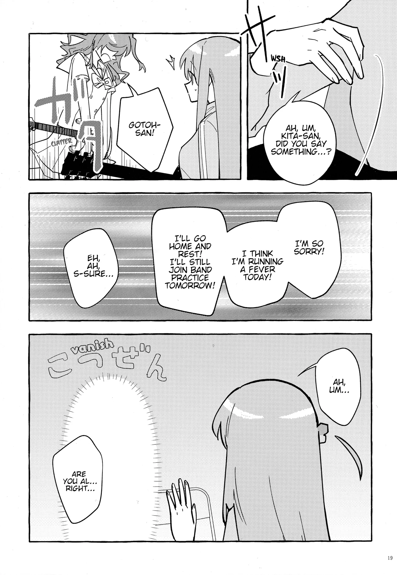 Kyoukankaku Guitar | Synesthetic Guitar page 20 featuring hitori gotou bocchi the rock parody - rough translation yuri hentai manga - read online free
