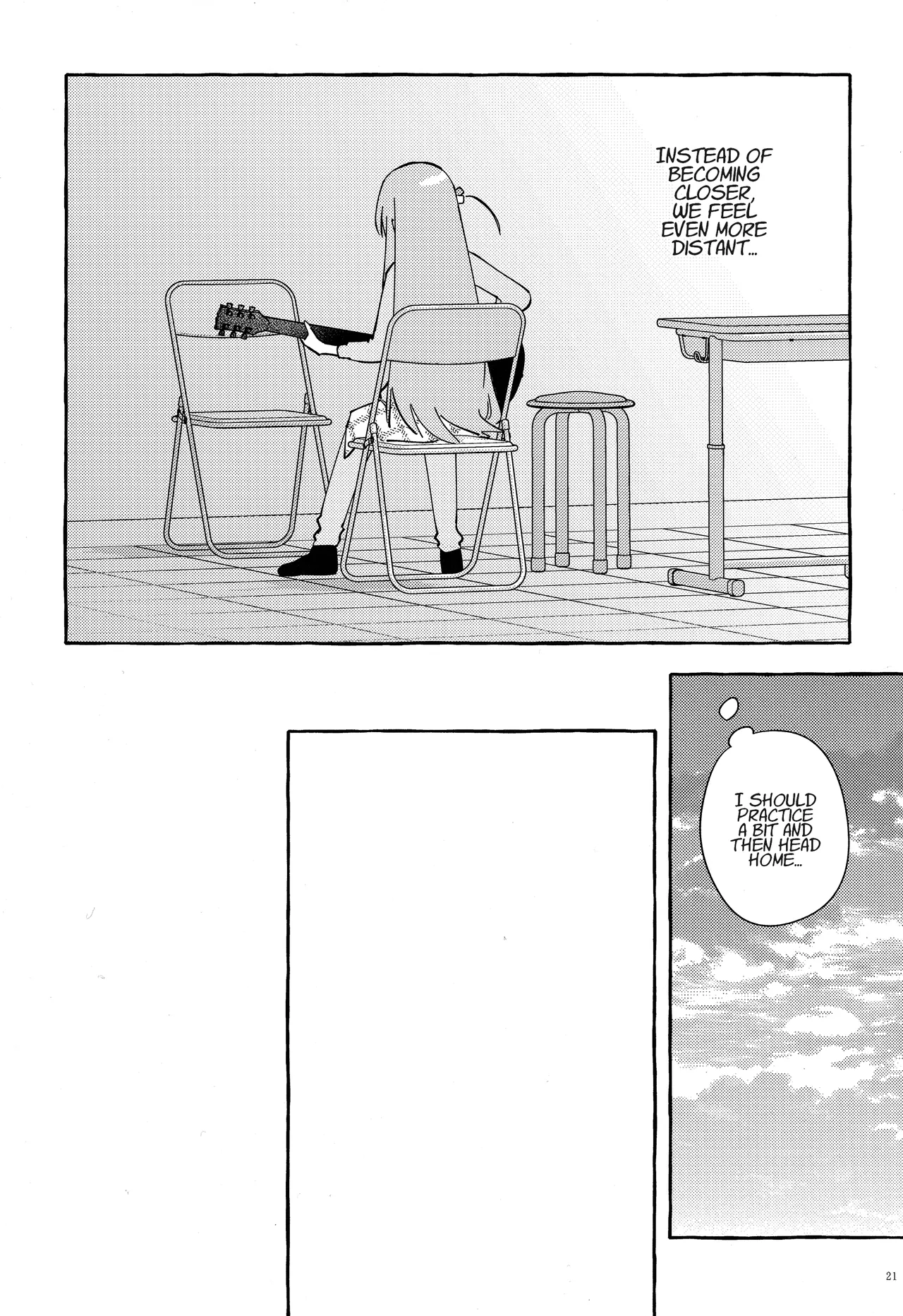 Kyoukankaku Guitar | Synesthetic Guitar page 22 featuring hitori gotou bocchi the rock parody - females only yuri hentai manga - read online free
