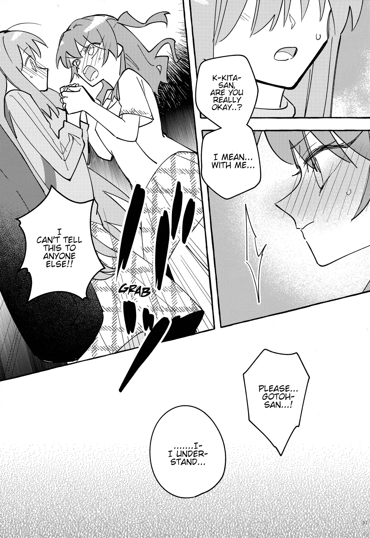 Kyoukankaku Guitar | Synesthetic Guitar page 32 featuring hitori gotou bocchi the rock parody - rough translation yuri hentai manga - read online free