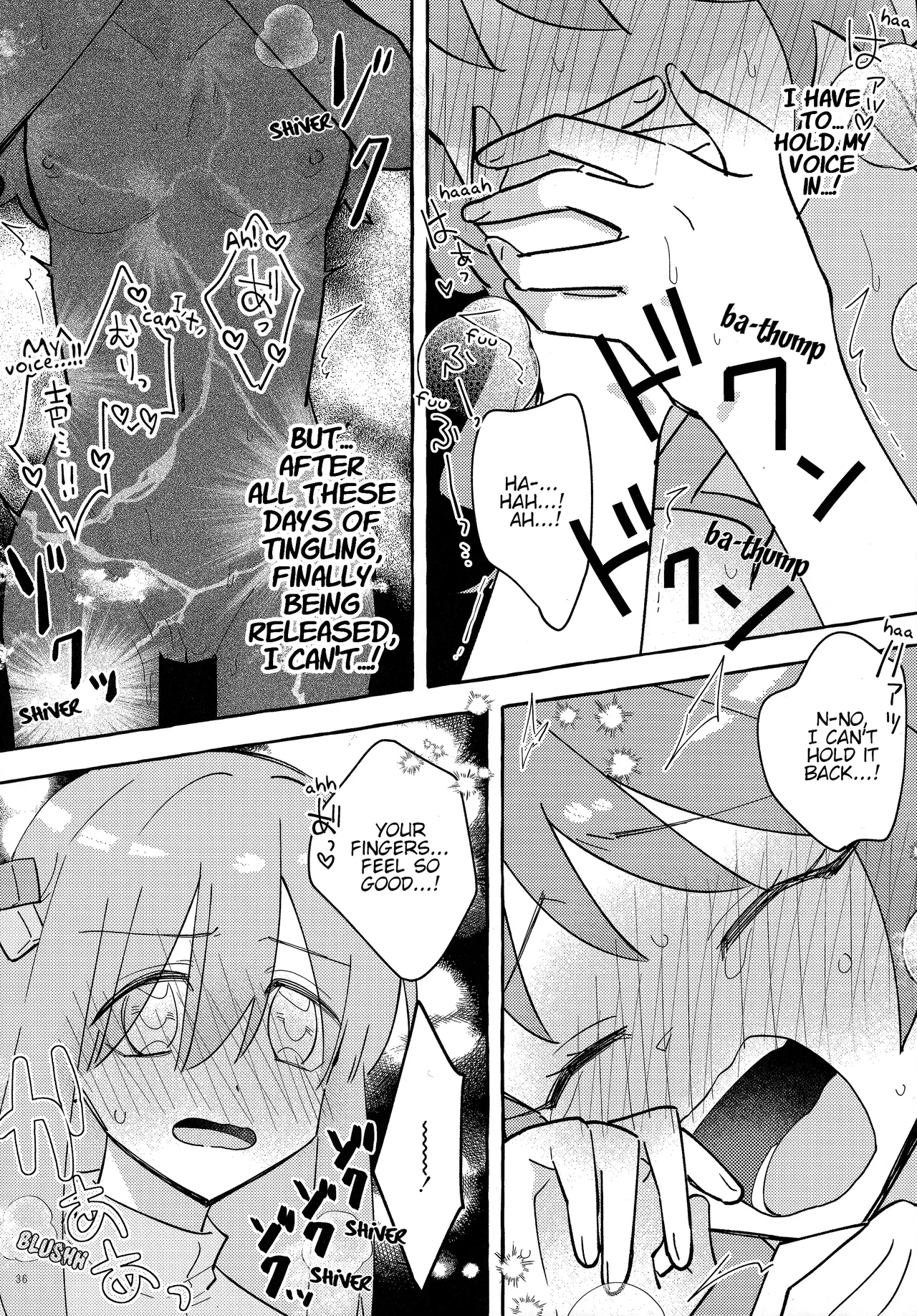 Kyoukankaku Guitar | Synesthetic Guitar page 37 featuring hitori gotou bocchi the rock parody - rough translation yuri hentai manga - read online free