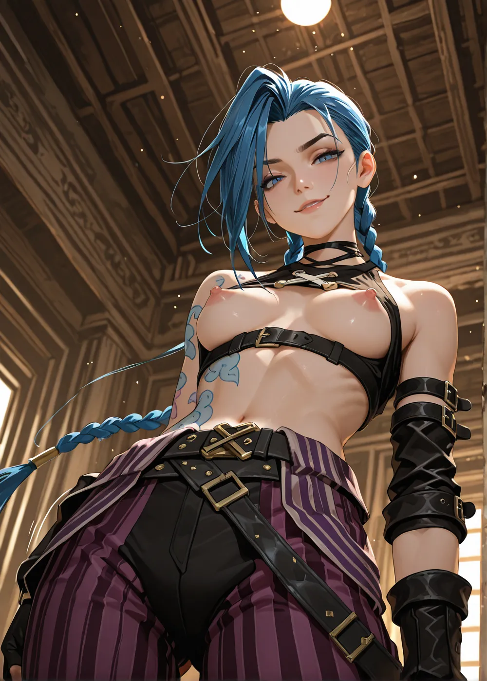 arcane jinx page 33 featuring jinx league of legends parody - sole female nakadashi hentai manga - read online free