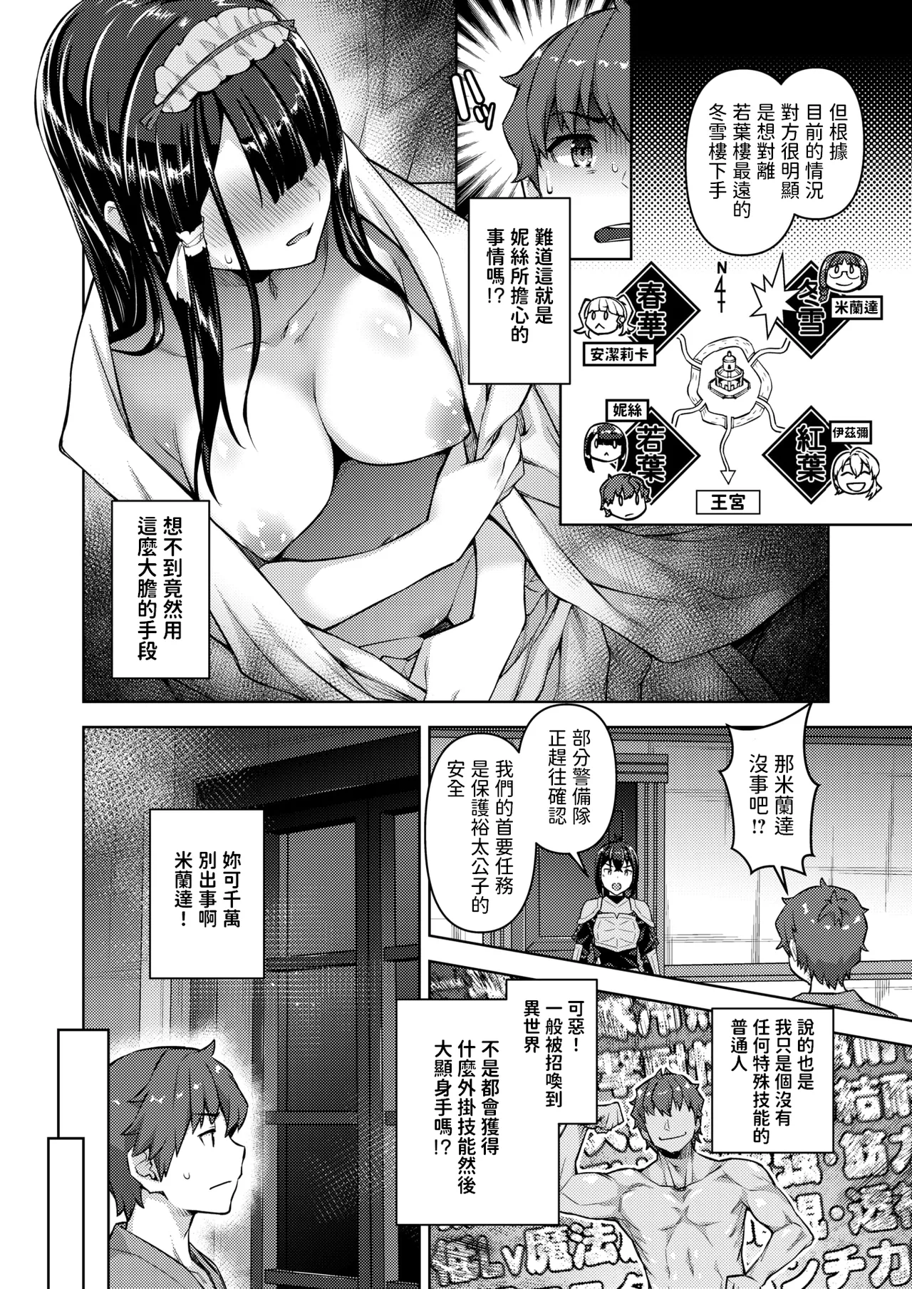 [燵成] 転職希望だった社畜、なぜか転移召喚されて後宮の主になる。 第6話 (異世快楽天 Vol.47) 中文翻譯 - Page 12