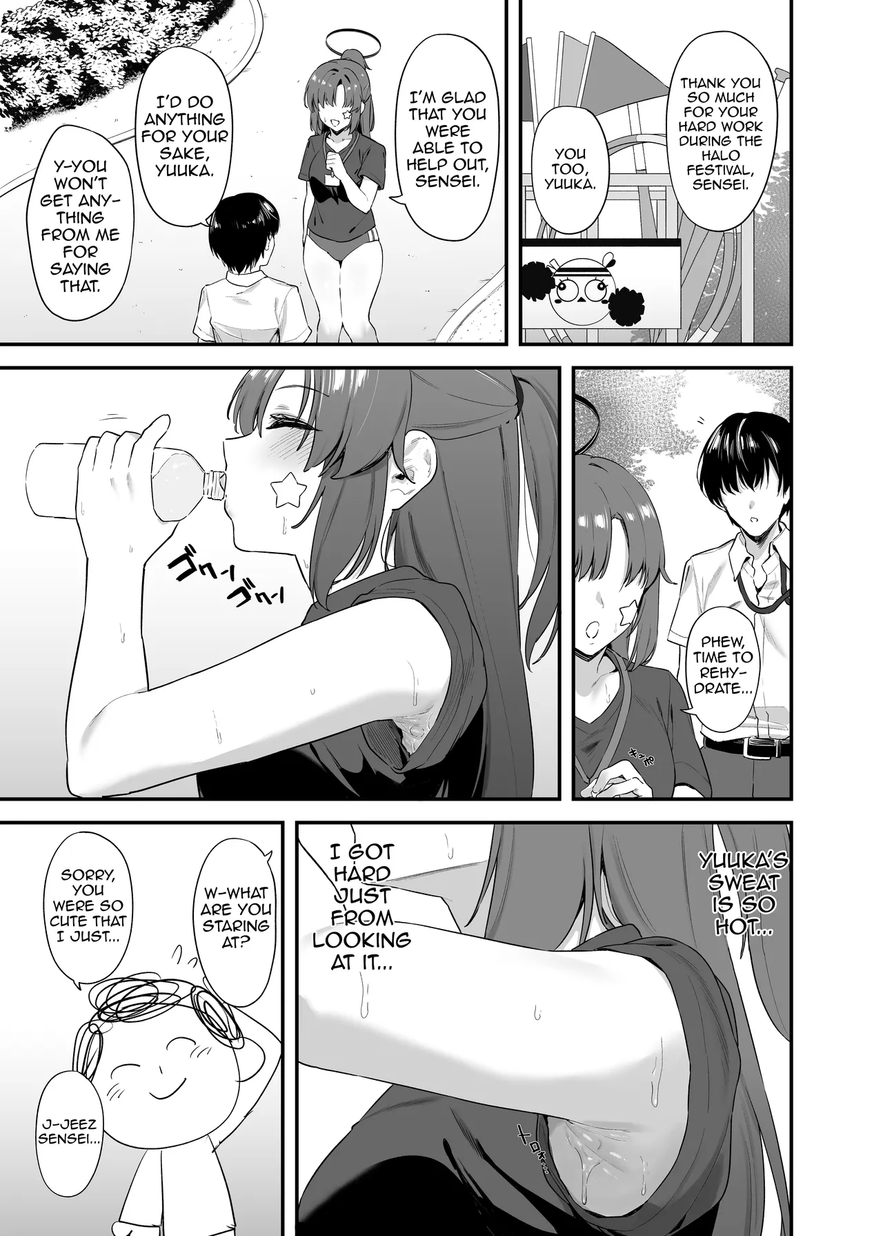 Sensei OJikan Itadakimasu Ne | I'll be taking a moment of your time, Sensei. page 14 featuring sensei blue archive parody - sole female sole male hentai manga - read online free