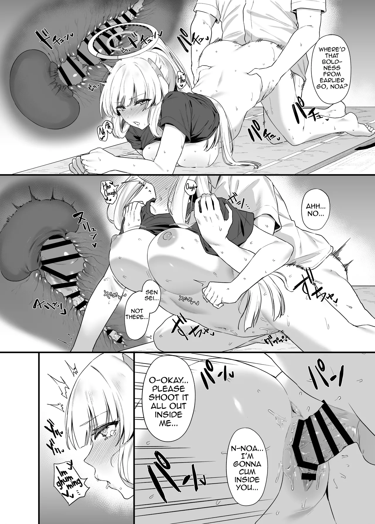 Sensei OJikan Itadakimasu Ne | I'll be taking a moment of your time, Sensei. page 29 featuring sensei blue archive parody - sole female sole male hentai manga - read online free