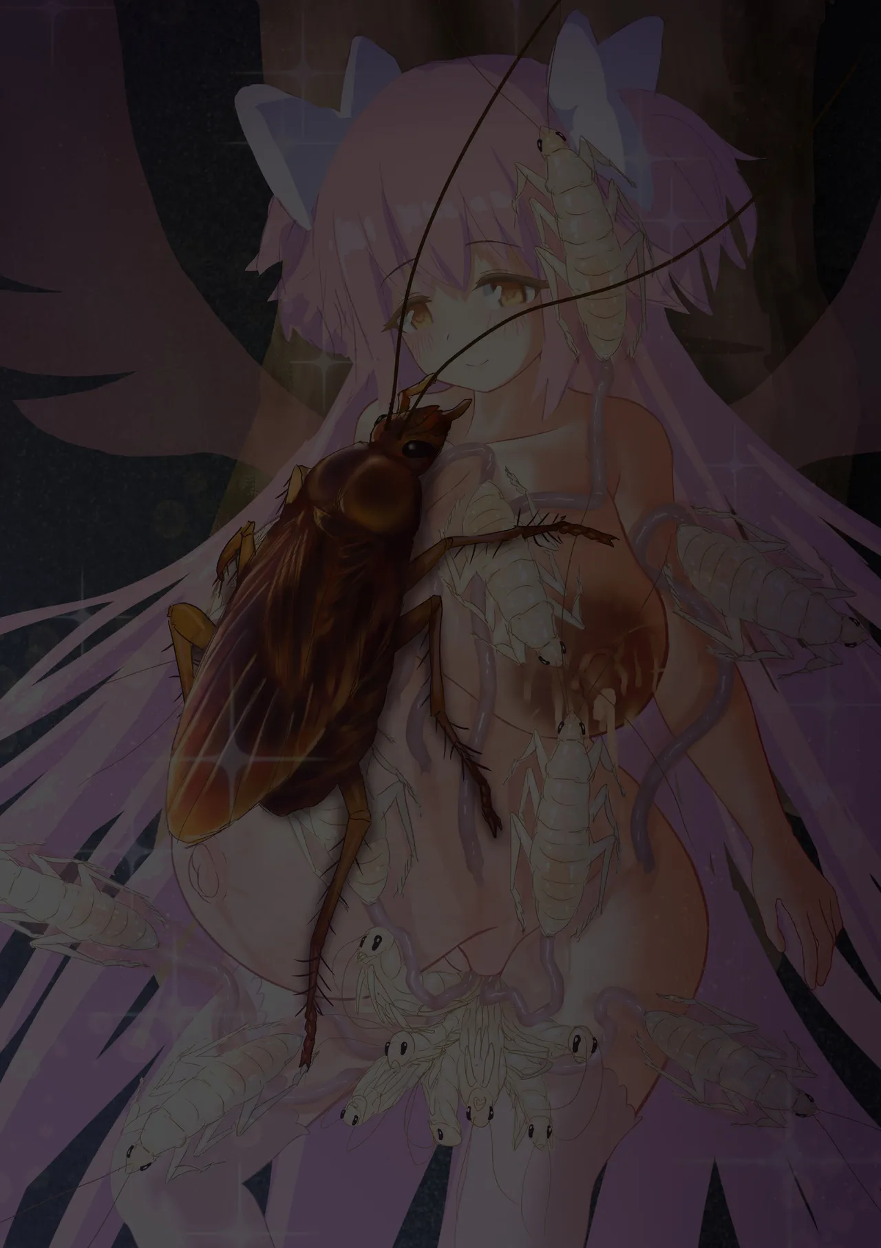 女神对蟑螂魔物一见钟情，无条件纵容交尾，繁衍出无数害虫子嗣（老M个人翻译） page 56 featuring madoka kaname puella magi madoka magica parody - sole female nakadashi hentai manga - read online free