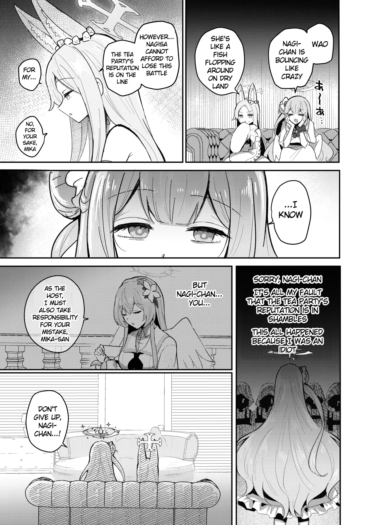 Futanari Tea Party Dosukebe Colosseum Nagisa VS Sisterhood + Kyuugo Kishidan - Page 18
