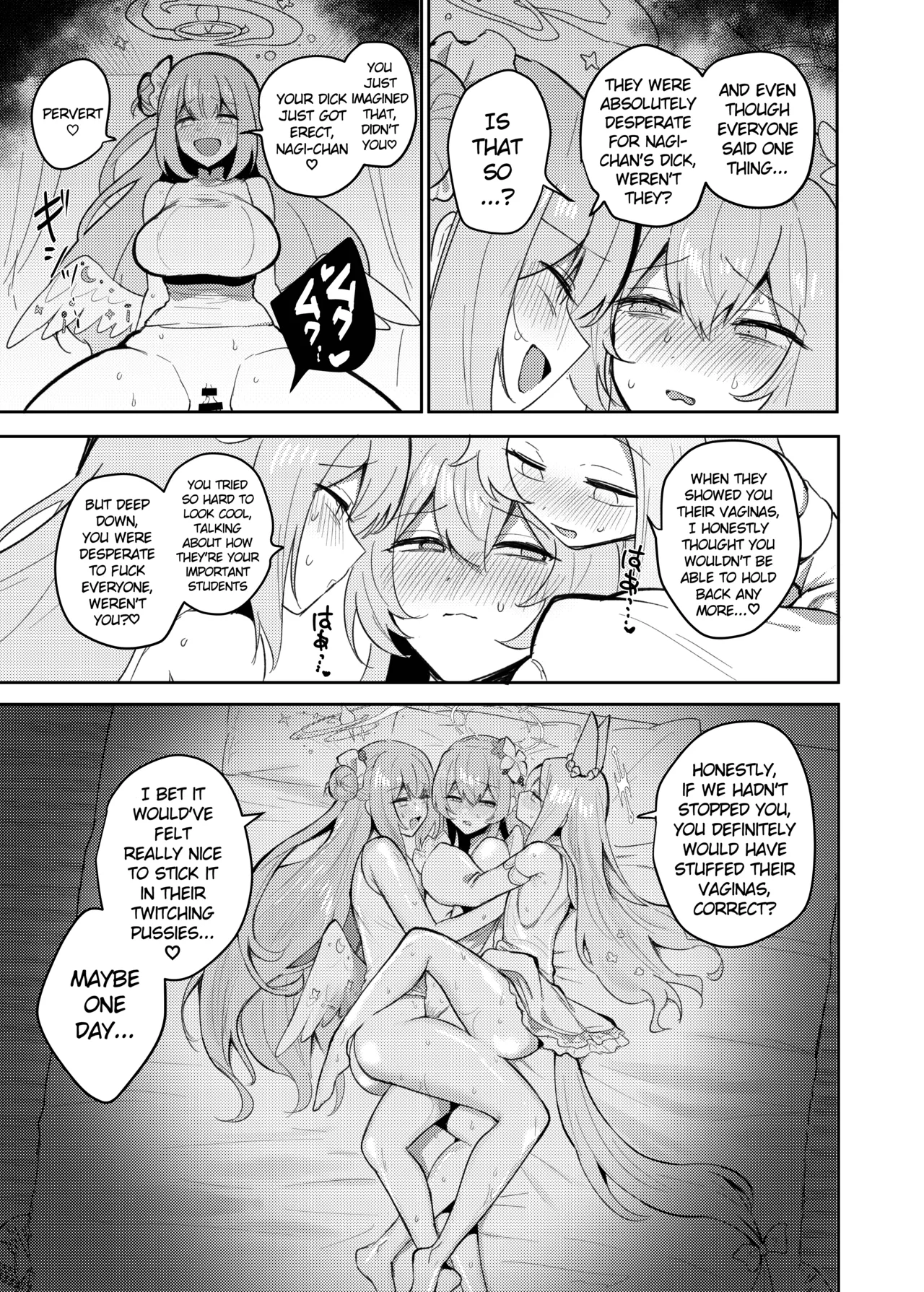 Futanari Tea Party Dosukebe Tougijou Nagisa VS Sisterhood + Kyuugo Kishidan page 26 featuring seia yurizono blue archive parody - paizuri big breasts hentai manga - read online free