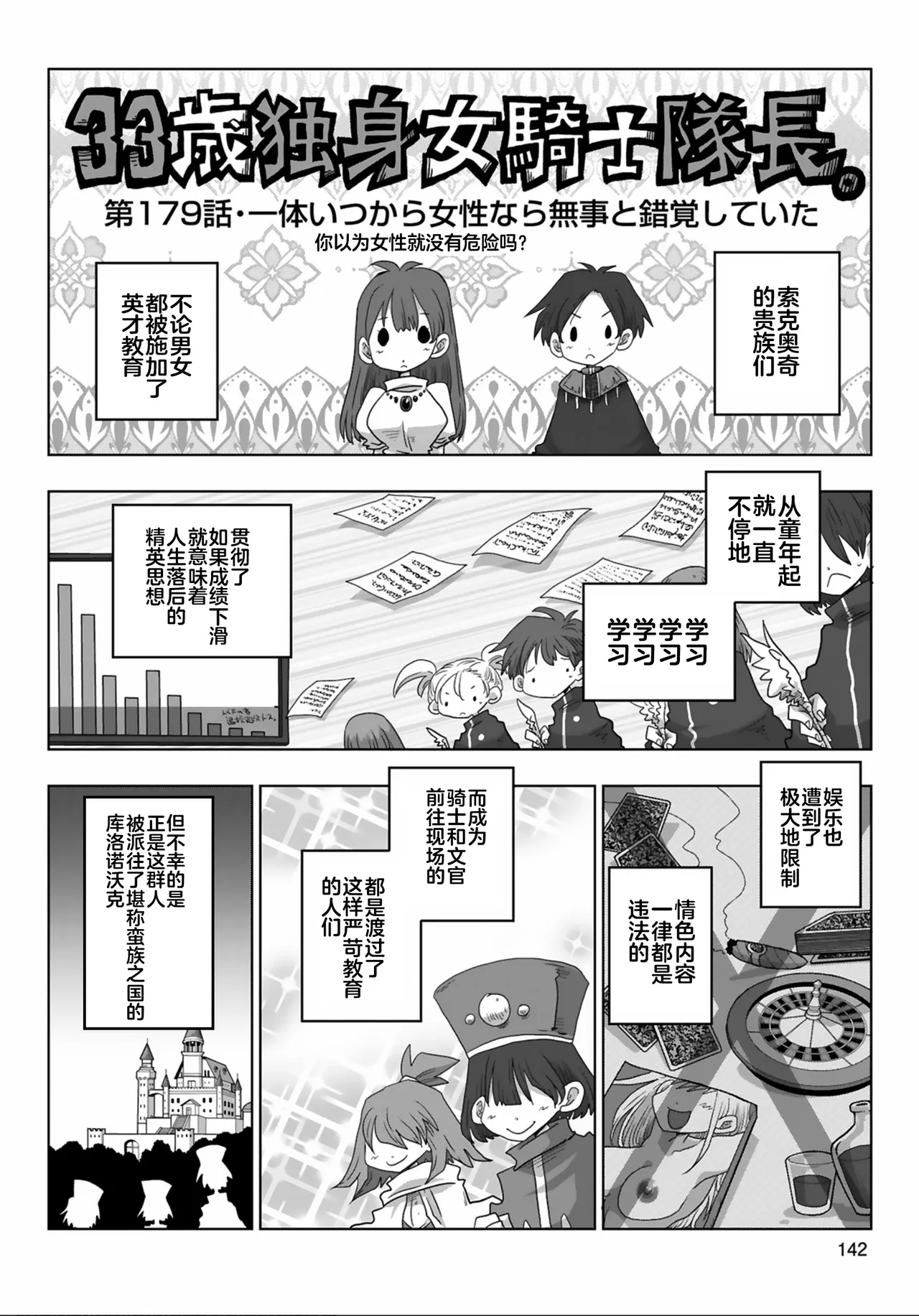 [Amahara] 33-sai Dokushin Onna Kishi Taichou (3) | 33歲單身女騎士隊長。(03) 全 [Chinese] [zxycat2个人汉化] page 144 - read online free