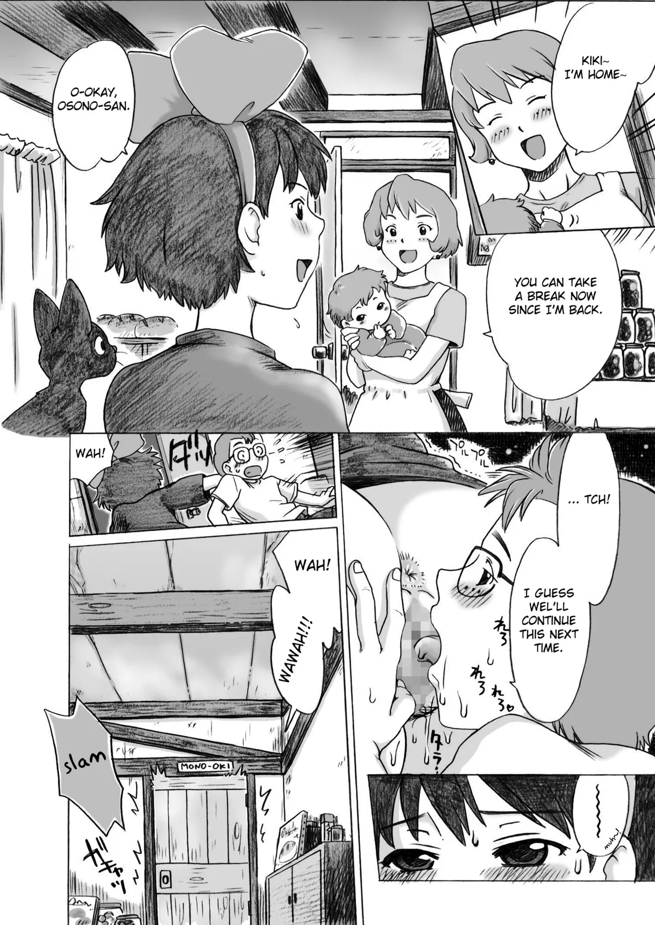Ghib-Love 01 page 13 featuring kiki kikis delivery service parody - big breasts piercing hentai manga - read online free