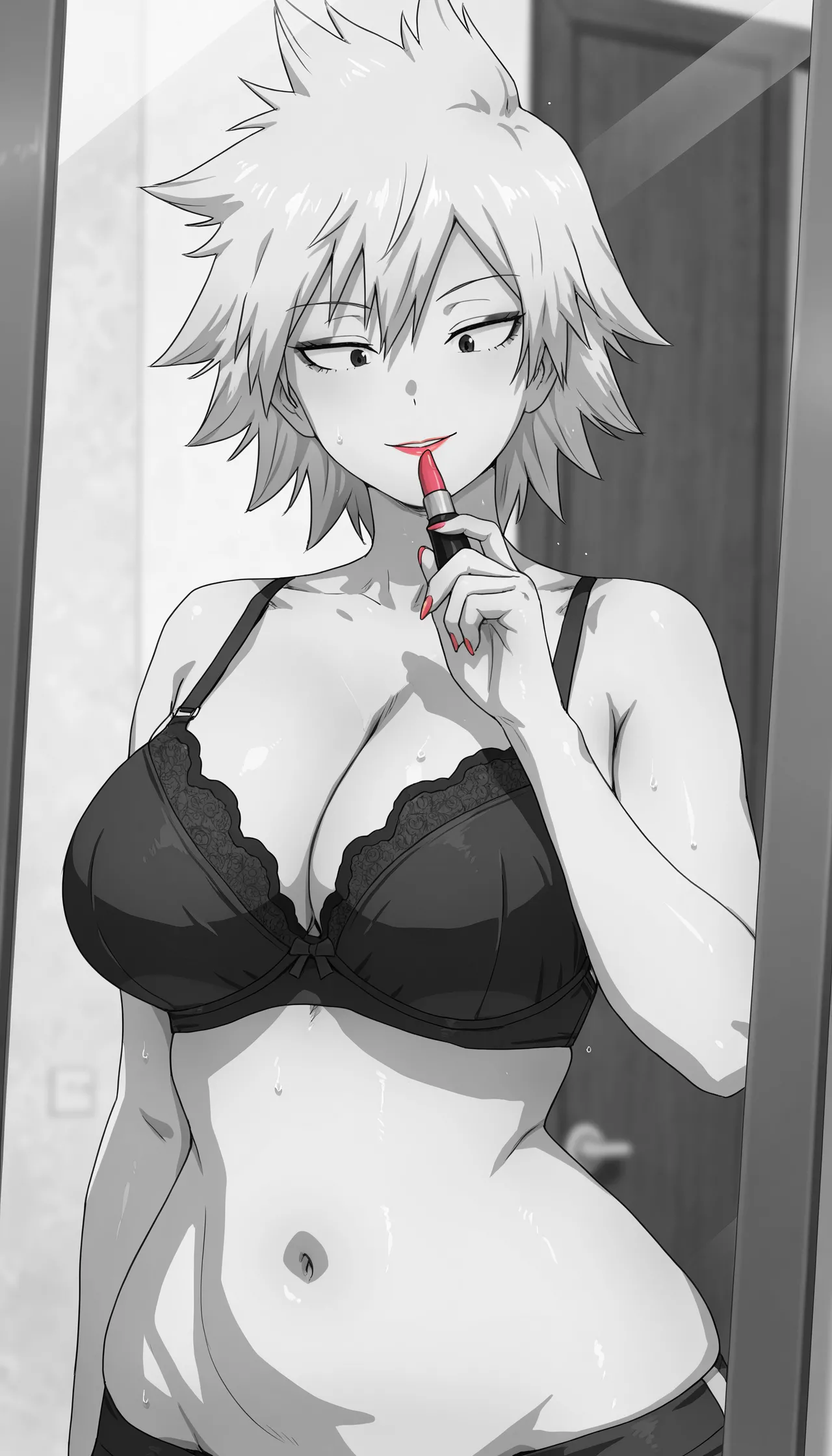 BNH Mothers #1! Cool girls ride villains! page 32 featuring nomu my hero academia parody - paizuri bikini hentai manga - read online free