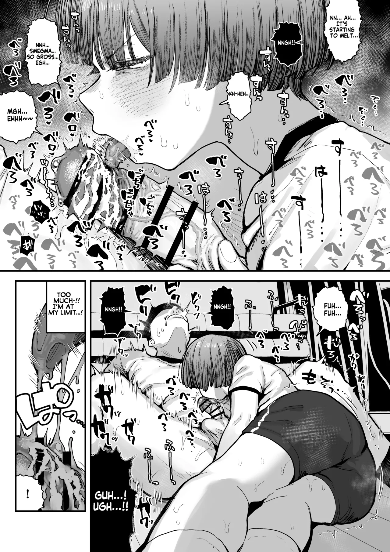 [Anon 2-okunen] Ittai Dou Natte Shimau no ka!? (Chinkasu shuu Okazu ni Onanie Saremasu) | What the hell will happen?! (She's gonna finger herself while sniffing my smegma stench!) [English] [KM_42] [Ongoing] page 127 original parody - big breasts glasses hentai manga - read online free