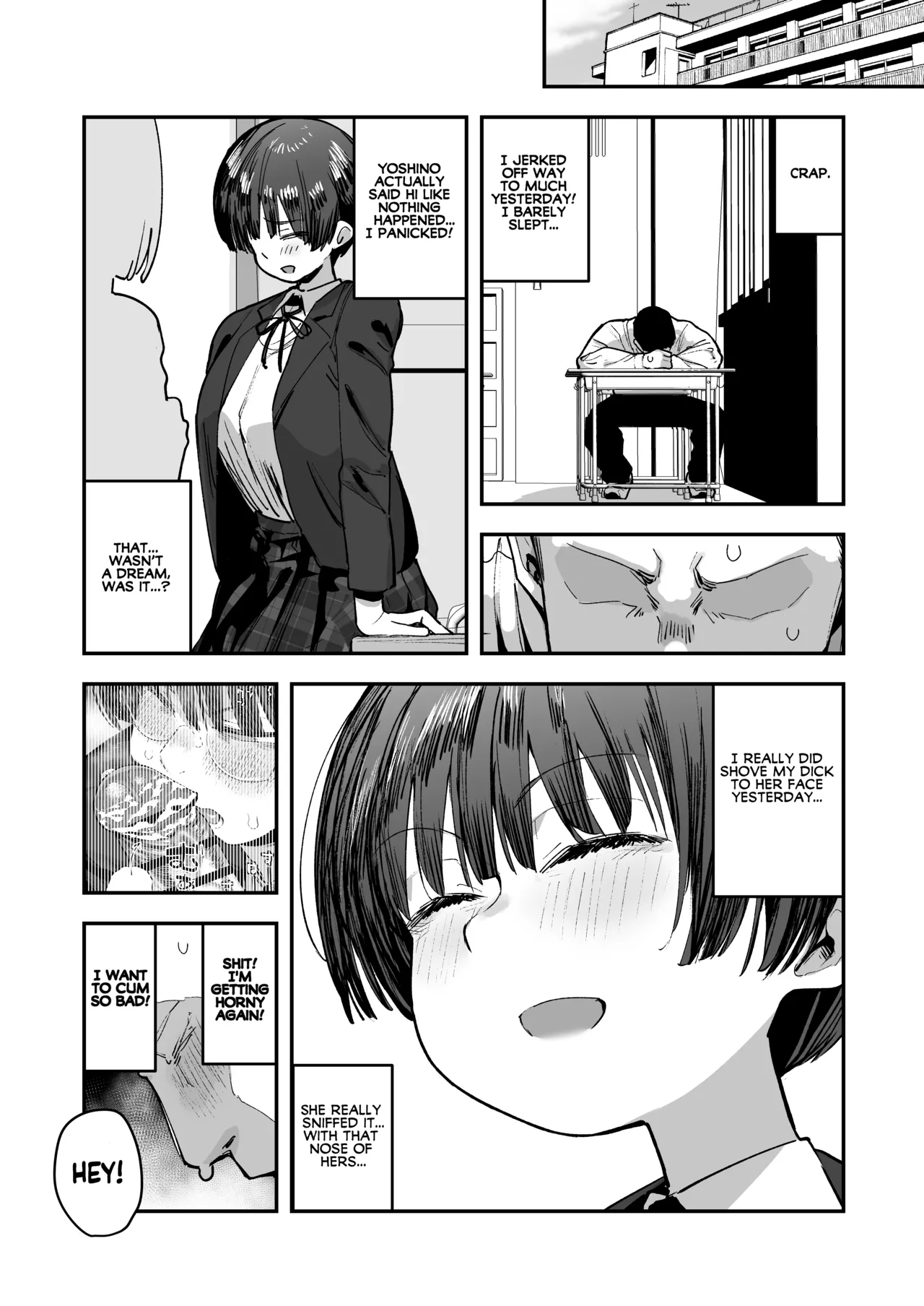 [Anon 2-okunen] Ittai Dou Natte Shimau no ka!? (Chinkasu shuu Okazu ni Onanie Saremasu) | What the hell will happen?! (She's gonna finger herself while sniffing my smegma stench!) [English] [KM_42] [Ongoing] page 89 original parody - big breasts glasses hentai manga - read online free