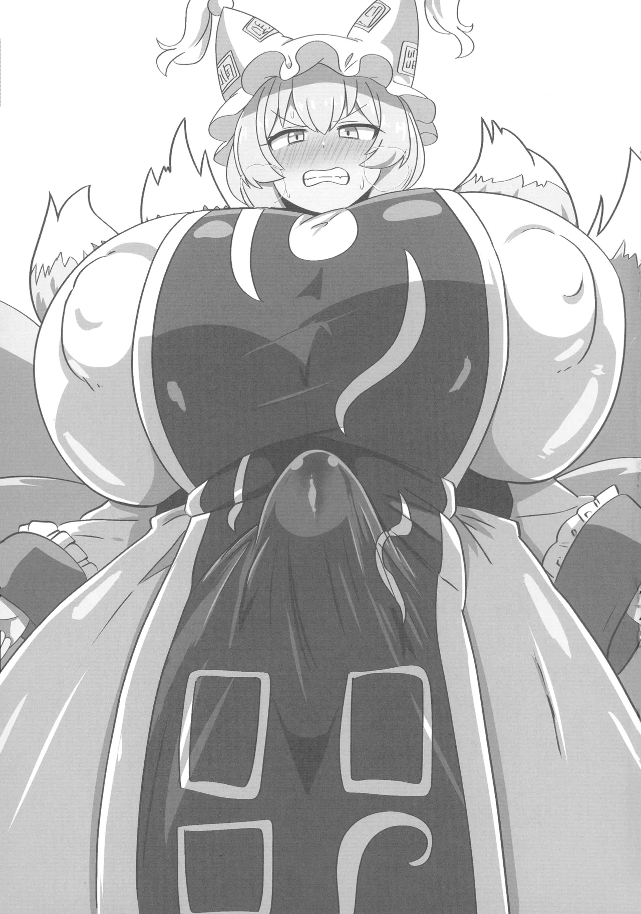 Futanari Ran-sama no Junan page 29 featuring tewi inaba touhou project parody - big breasts kemonomimi hentai manga - read online free