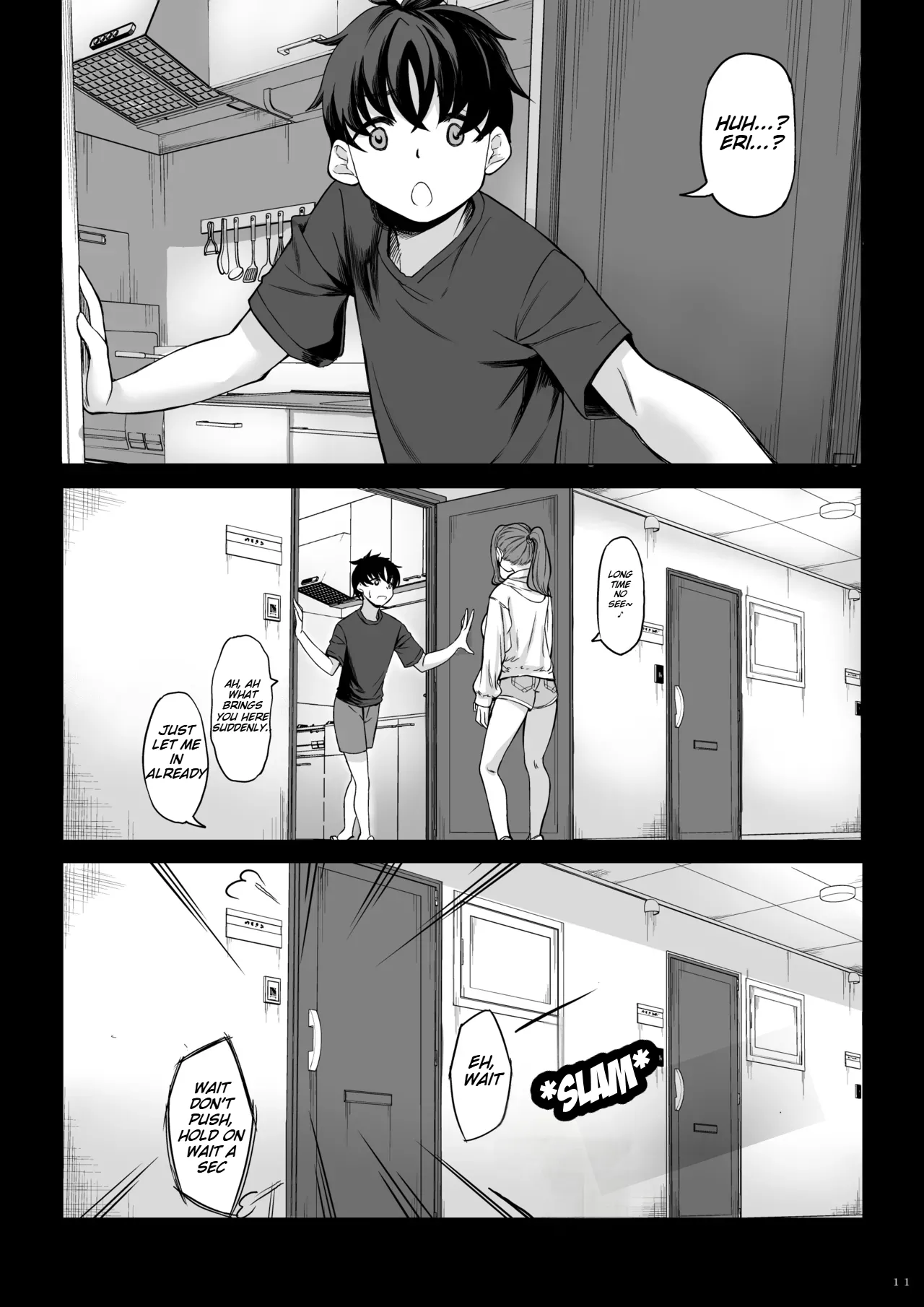 Shinchou 211 cm no Jirai-kei Joshi ni Nerawarete mou Nigerarenai 2 page 10 original parody - kissing big breasts hentai manga - read online free