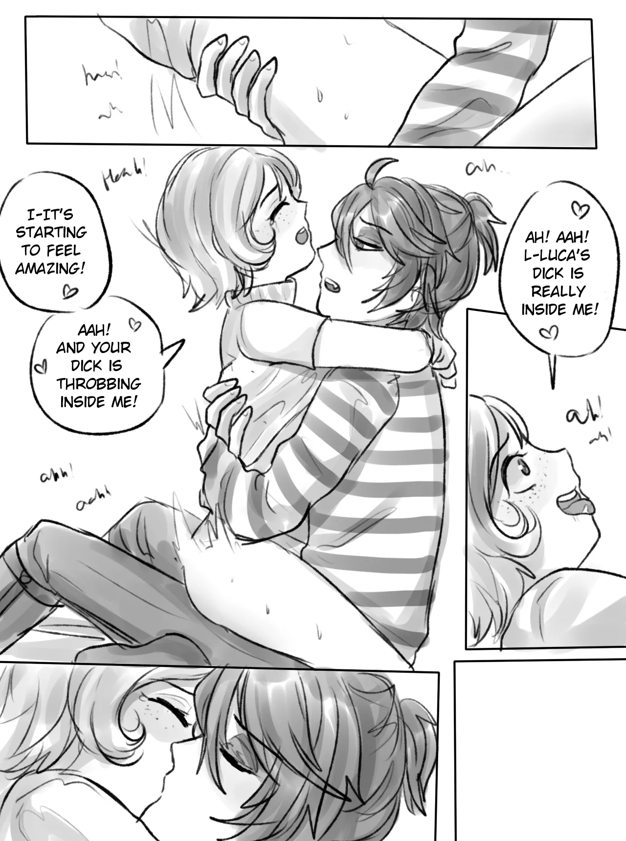 LucaTre doujin short page 19 featuring luca balsa identity v parody - uncensored defloration hentai manga - read online free