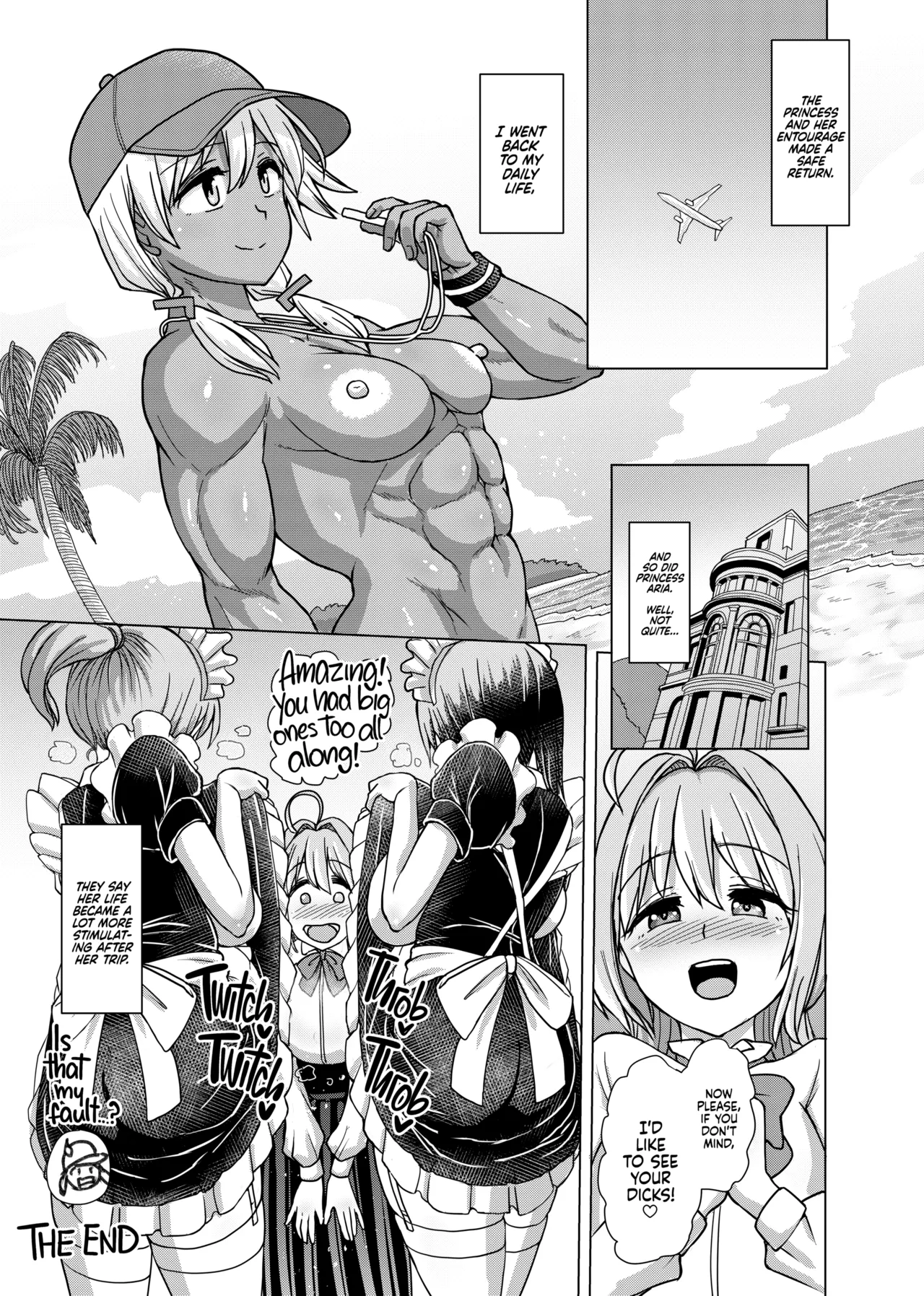 Futanari Beach Police no Oshigoto | Working at the Futanari Beach Police 3 page 42 original parody - uncensored big breasts hentai manga - read online free
