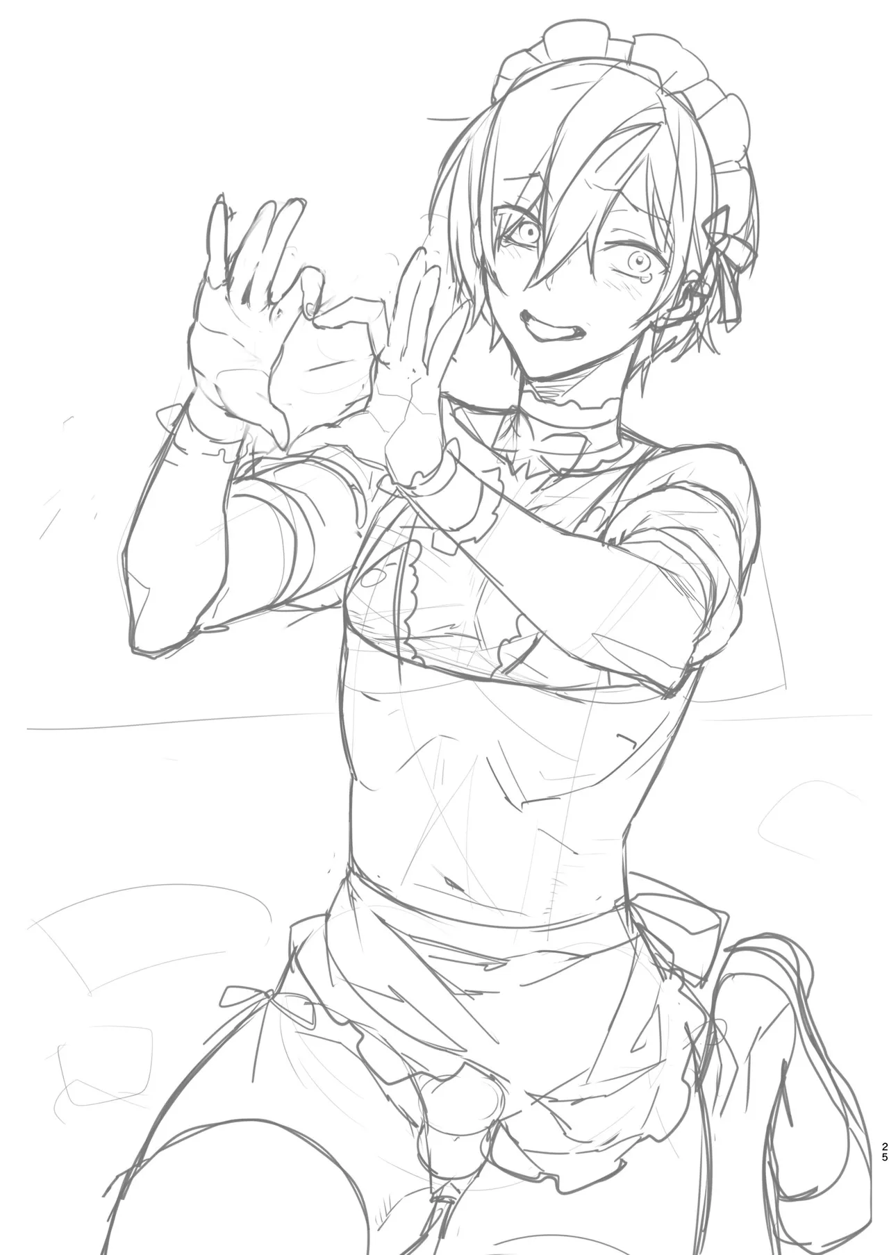 Dokidoki Mesu Ochi Go Houshi Seikatsu Soushuuhen page 25 original parody - maid catboy hentai manga - read online free