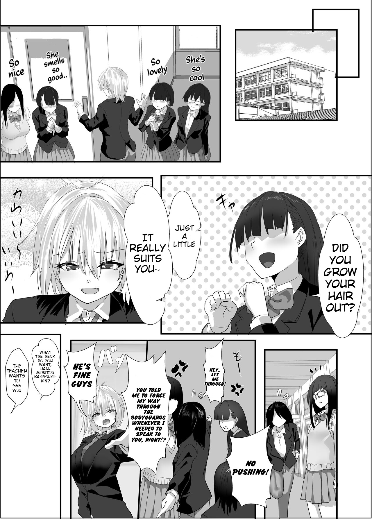 [Tetsukabuto Nuranura (Yuri Kowashi)] Narcissist na Ouji-sama-kei Joshi wa, Toilet Gaman Dekizu | The Narcissistic Female Prince Couldn't Hold It In [English] page 30 original parody - big breasts glasses hentai manga - read online free
