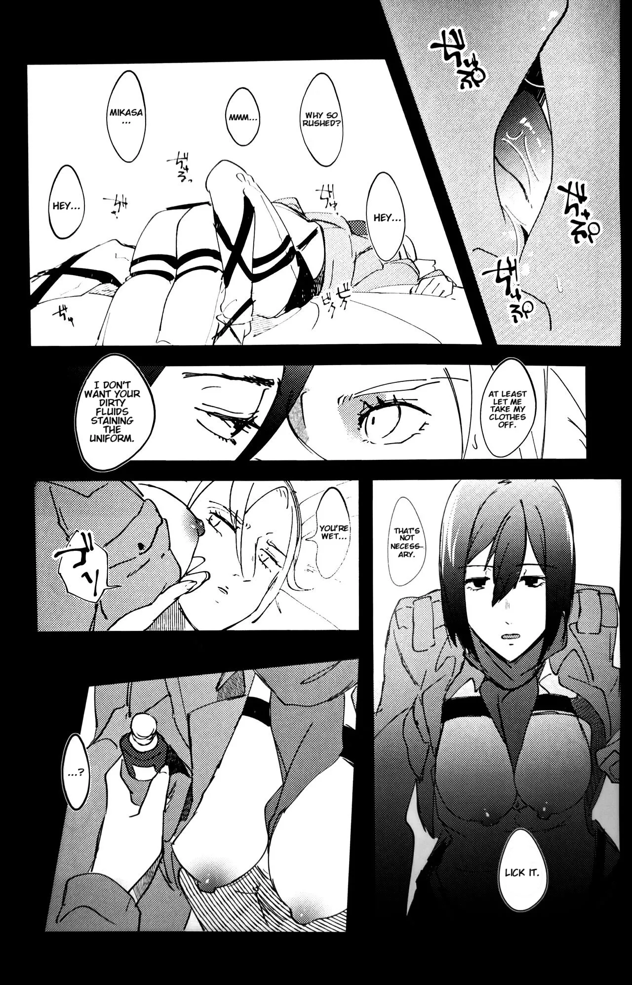 Gukou page 10 featuring mikasa ackerman shingeki no kyojin parody - females only yuri hentai manga - read online free