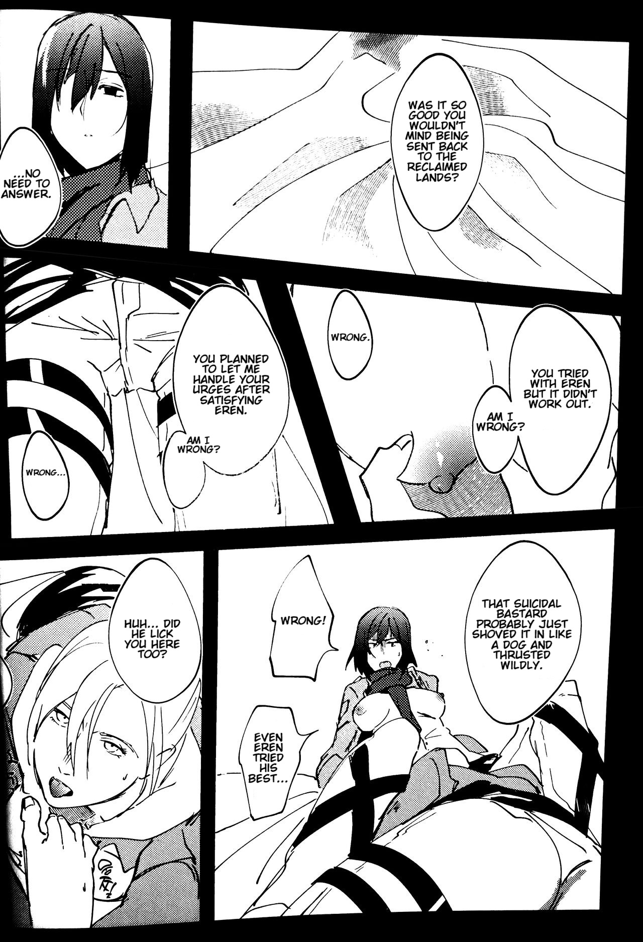 Gukou page 13 featuring mikasa ackerman shingeki no kyojin parody - females only yuri hentai manga - read online free