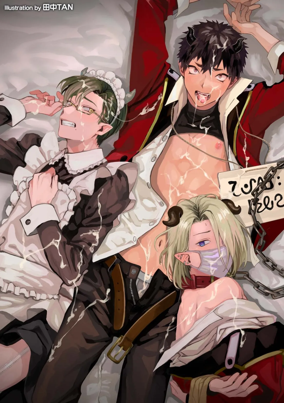 [Collapsar Estate (TANAKATAN)] Inma Gakuen no Ochikobore — case.1 Junjou Danshi no Shojo Soushitsu (Jou) | 淫魔学园的废材吊车尾―case.1 纯情男生的破处堕落(上) - Page 32