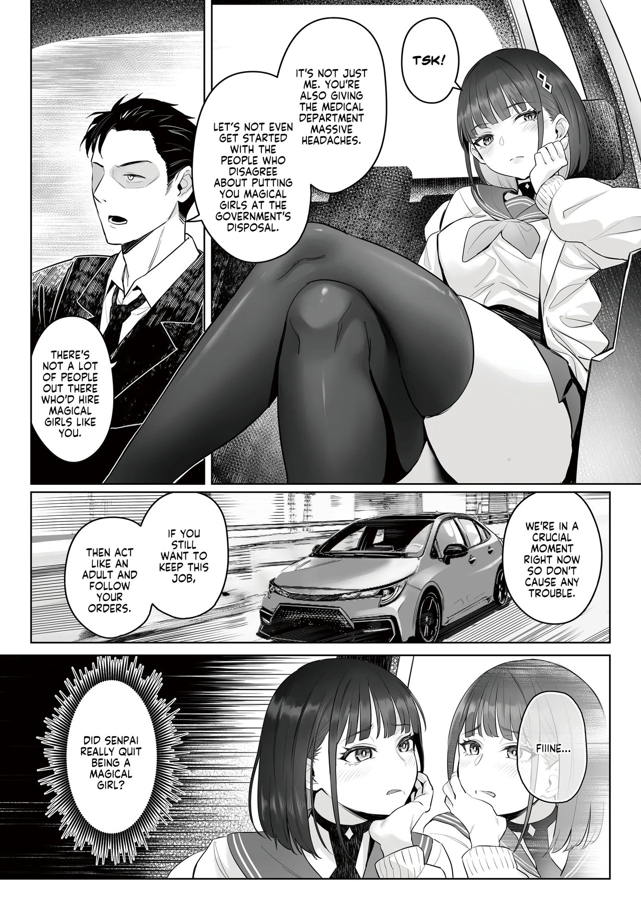 Moto Mahou Shoujo no Shigoto Hanashi Ao | The Former Magical Girl Blue's Work page 13 original parody - sole female sole male hentai manga - read online free