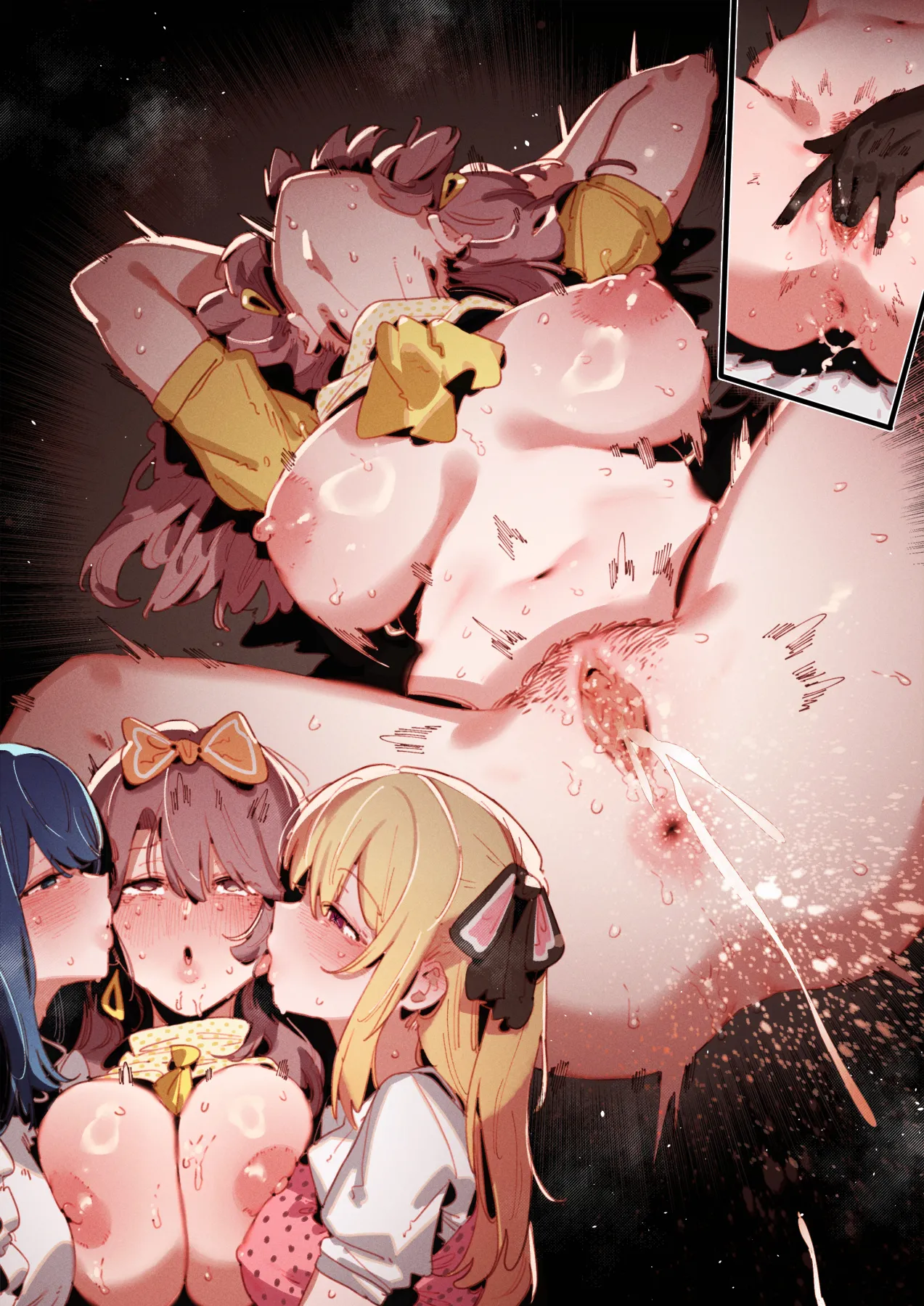 01-24_Akane &...😎🍆💢 & _Kana &...👒🍆💢 & Miyako page 127 featuring aqua hoshino oshi no ko parody - nakadashi full color hentai manga - read online free