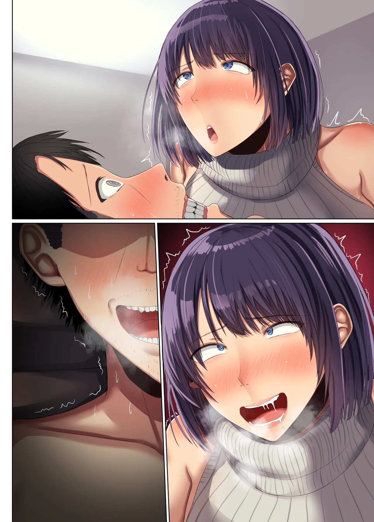 幼馴染の彼女が先輩のデカチンに寝取られました4 page 145 original parody - squirting big breasts hentai manga - read online free