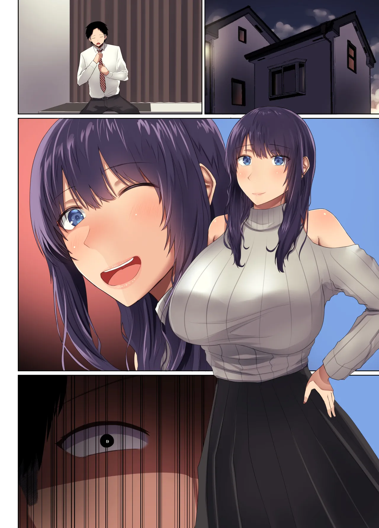 幼馴染の彼女が先輩のデカチンに寝取られました4 page 85 original parody - squirting big breasts hentai manga - read online free