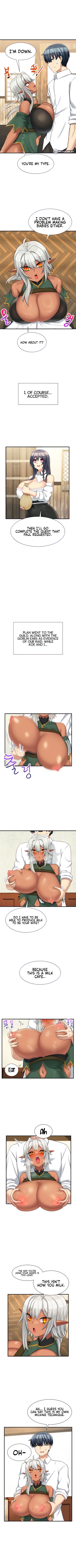 This World's Breastfeeding Cafe page 57 - big breasts goblin hentai manga - read online free