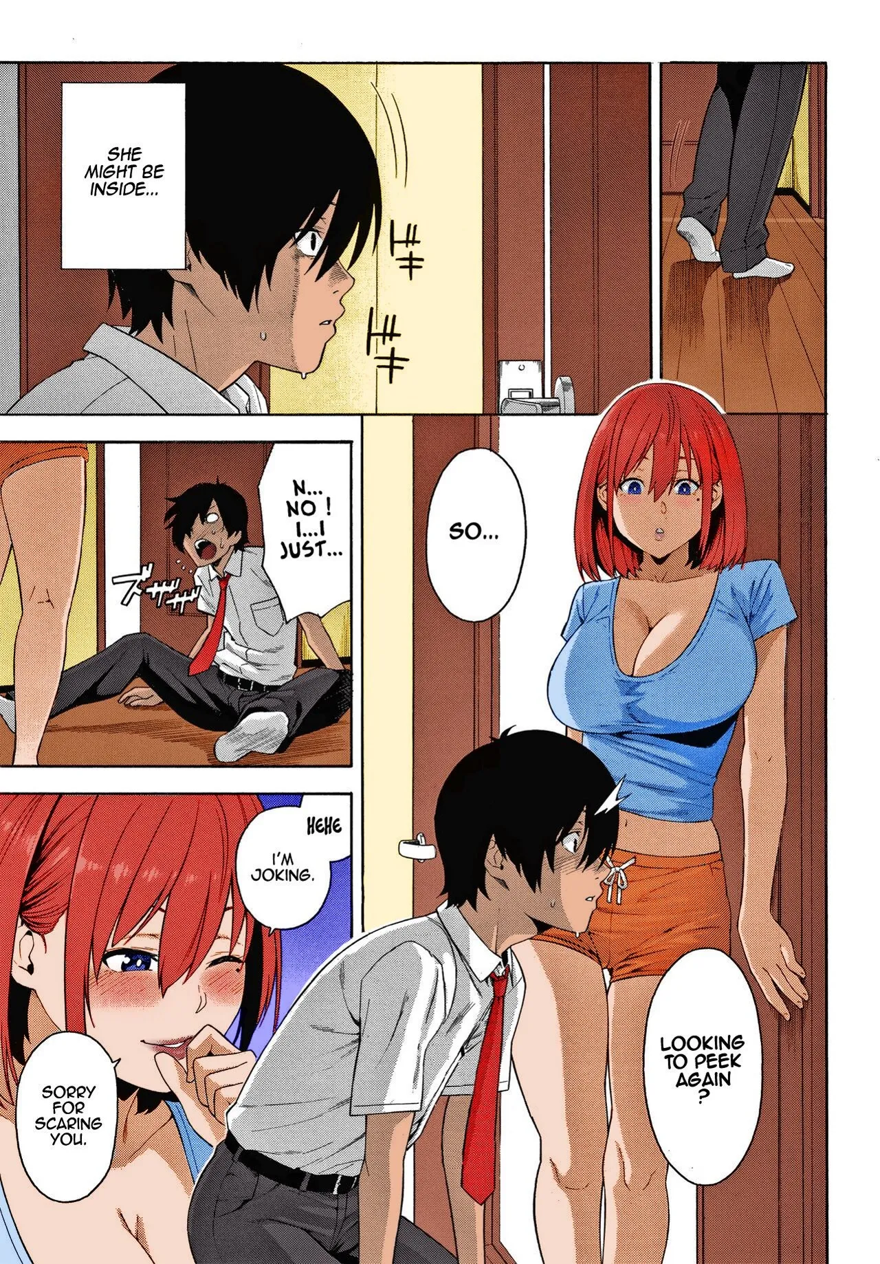 My Girlfriend's Hot StepSister page 14 - big breasts full color hentai manga - read online free