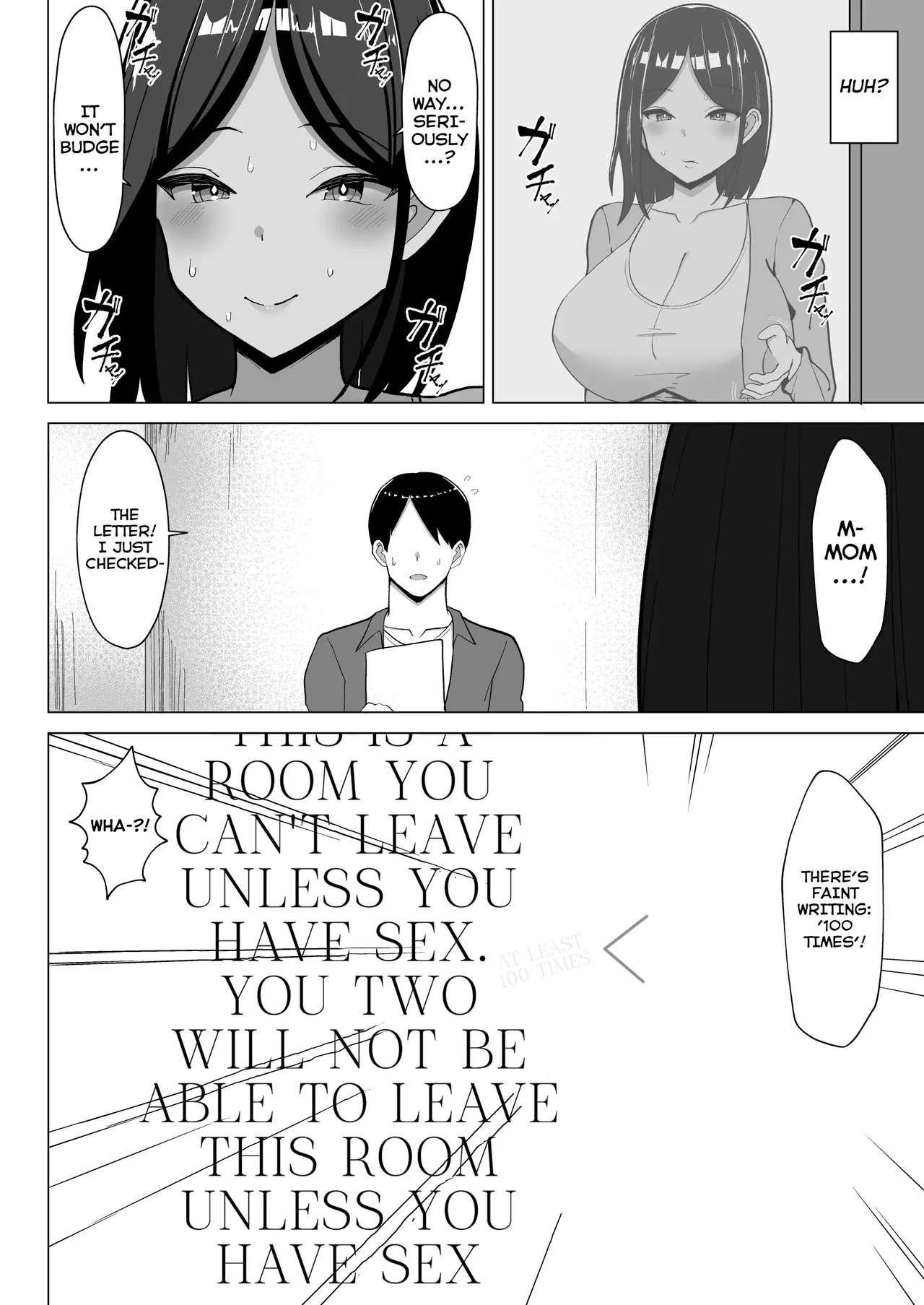 [Mustard Teikoku (Europia)] Kaa-chan to Sex Shinai to Derarenai Heya ~Kuchiurusai Haha to Hankouki no Ore~ | A Room I Can't Leave Without Having Incestuous Sex With My Mom: My Nagging Mother and Rebellious Me [English] [PPanGames] page 47 original parody - sole female sole male hentai manga - read online free