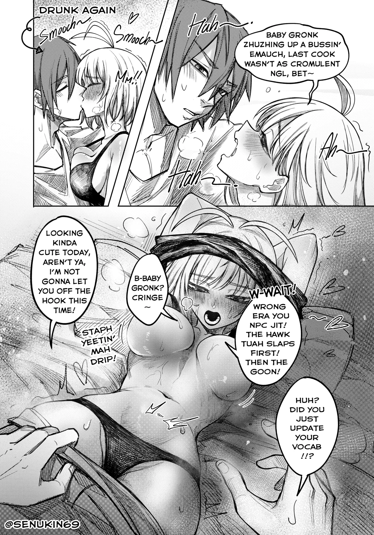 Brainrot Girlfriend page 21 original parody - sole female sole male hentai manga - read online free