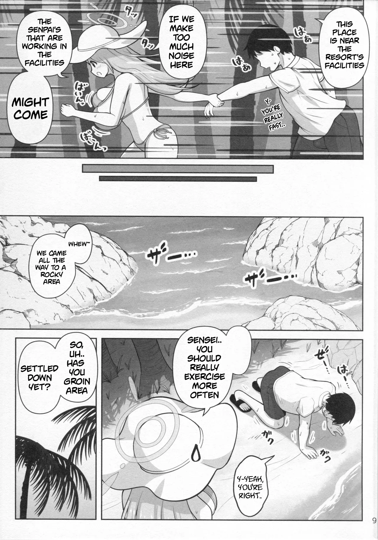 Nonomi Massakari | Nonomi's heat☆ page 10 featuring sensei blue archive parody - sole female sole male hentai manga - read online free
