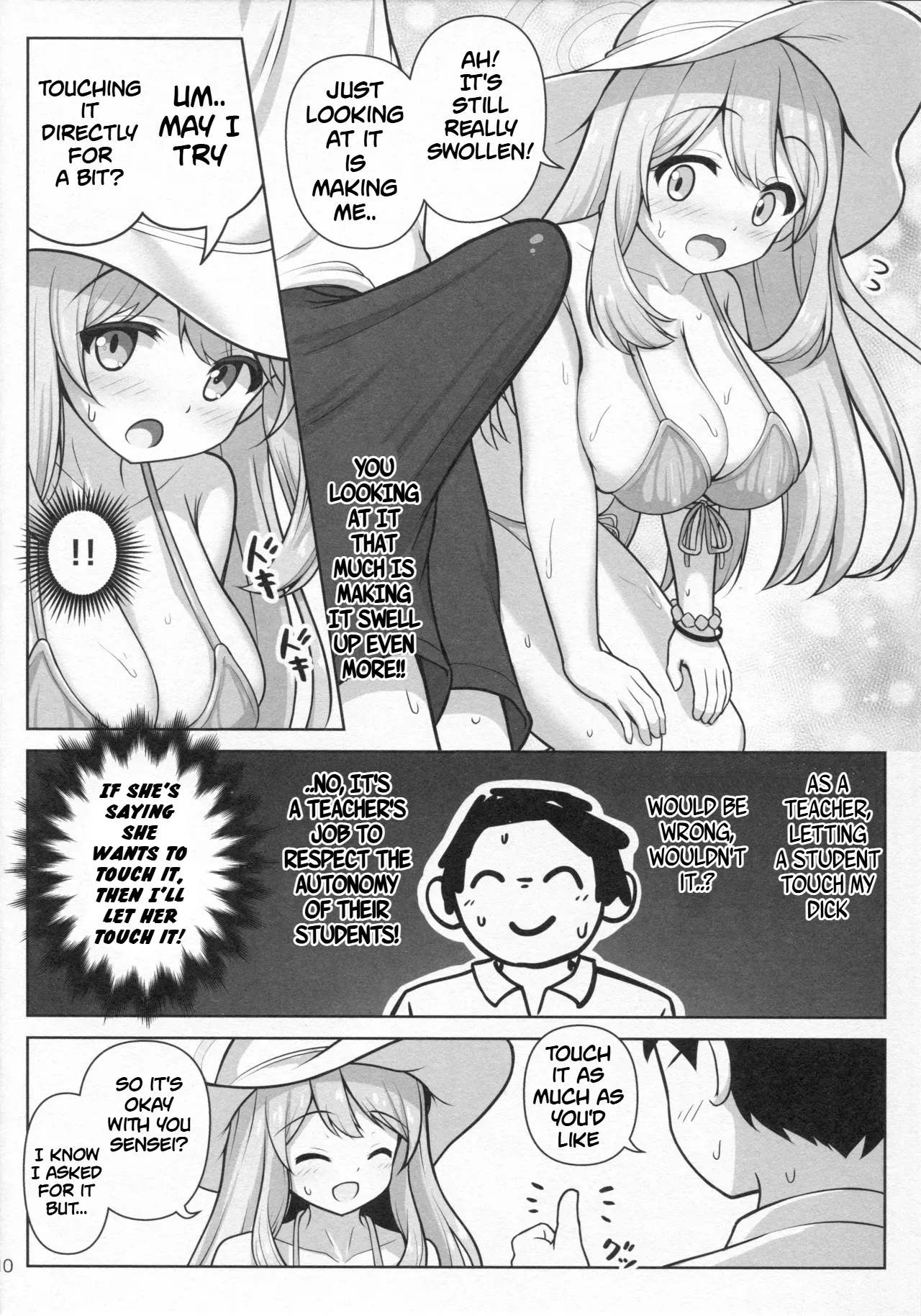 Nonomi Massakari | Nonomi's heat☆ page 11 featuring sensei blue archive parody - sole female sole male hentai manga - read online free