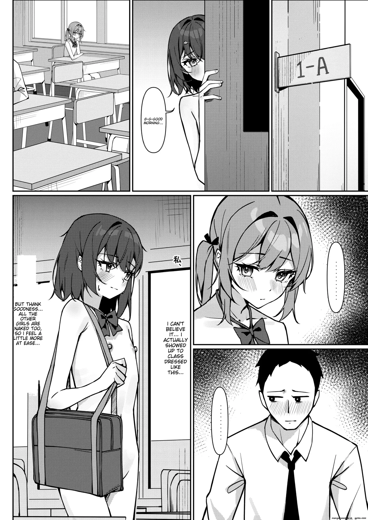 Kyou Kara Zenra Toukou 1 | Starting today, I'll be going to school naked① page 18 original parody - sole male rough translation hentai manga - read online free