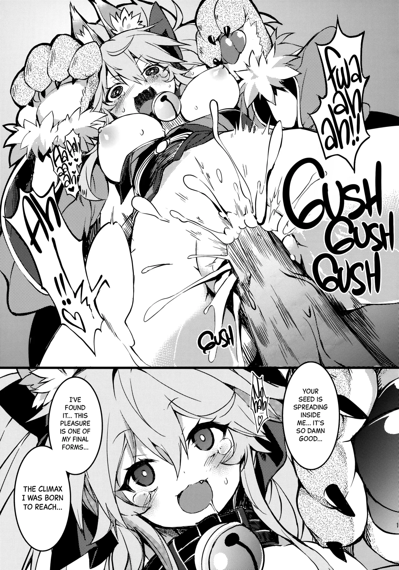 (C102) [Tomato Kanzume (Tomatomato)] Cat-chan Pakopako Tanetsuke Seikatsu | Cat-chan's Hanky-Panky Breeding Life (Fate/Grand Order) [English] [Black Grimoires] [Decensored] page 12 featuring tamamo cat fate grand order parody - sole female sole male hentai manga - read online free