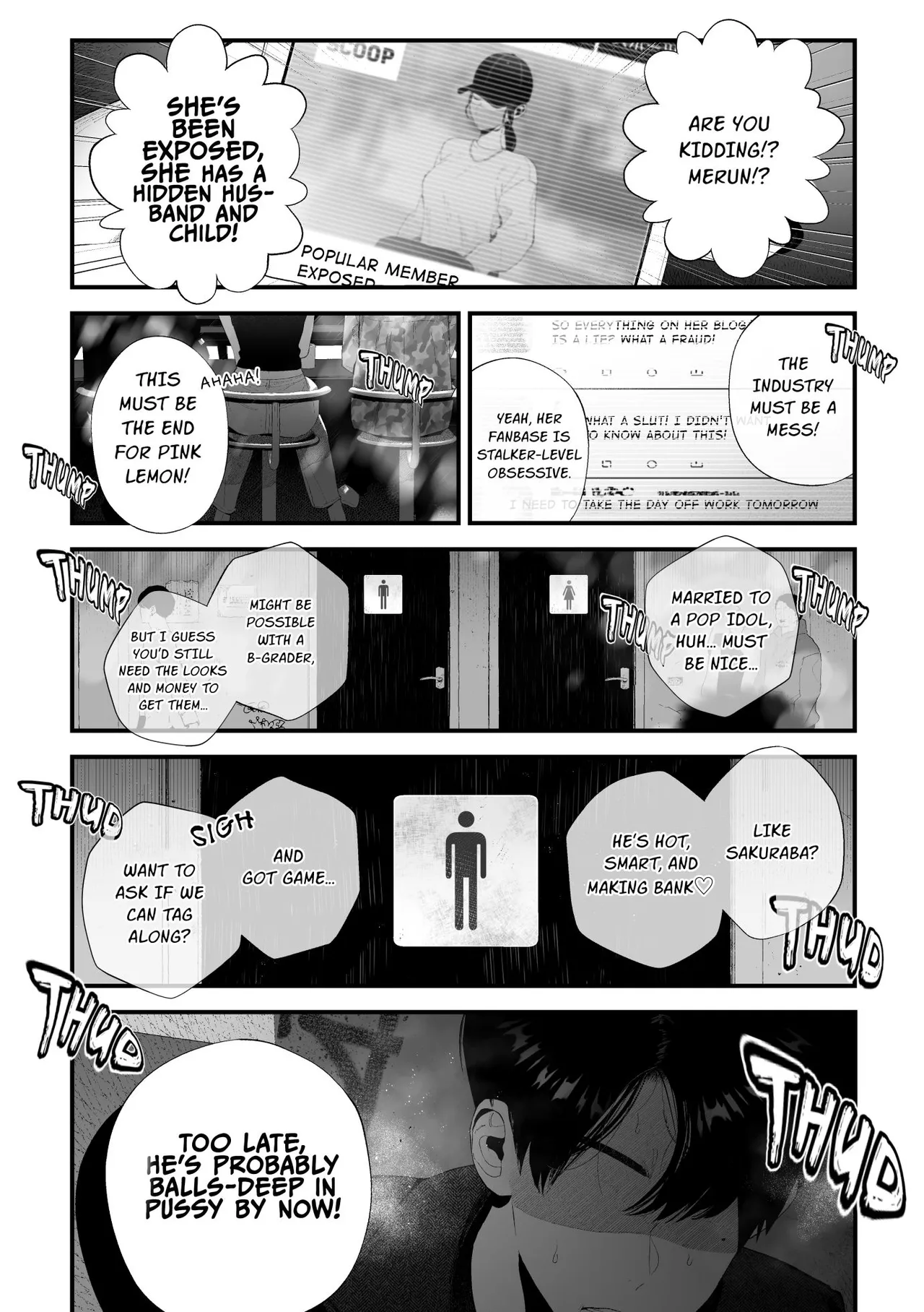 Kuzu na Elite Shinnyuu Shain-kun Kyousei Chinpo Marudashi Enkaigei de Buzama Ochi | The Unsightly Nude Performance of an Elite Employee page 56 original parody - humiliation group hentai manga - read online free