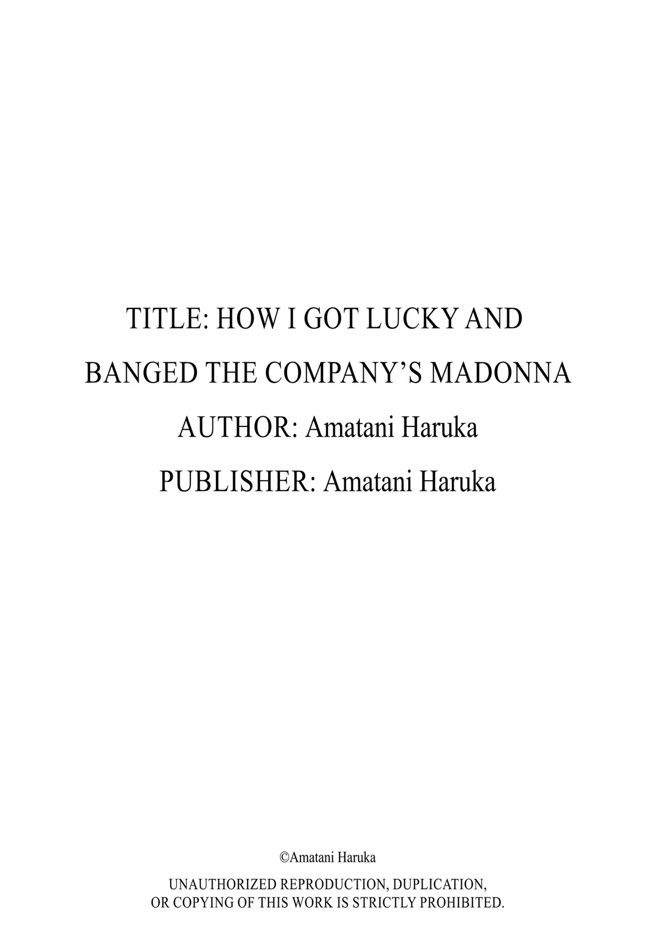 Kaisha no Madonna to Lucky de Yareta Hanashi | How I Got Lucky and Banged the Company's Madonna page 100 original parody - handjob milf hentai manga - read online free