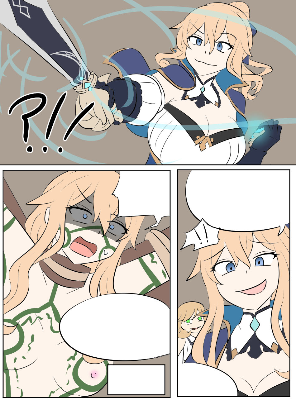 Genshin TSF: Imposter page 46 featuring jean gunnhildr genshin impact parody - transformation bondage hentai manga - read online free