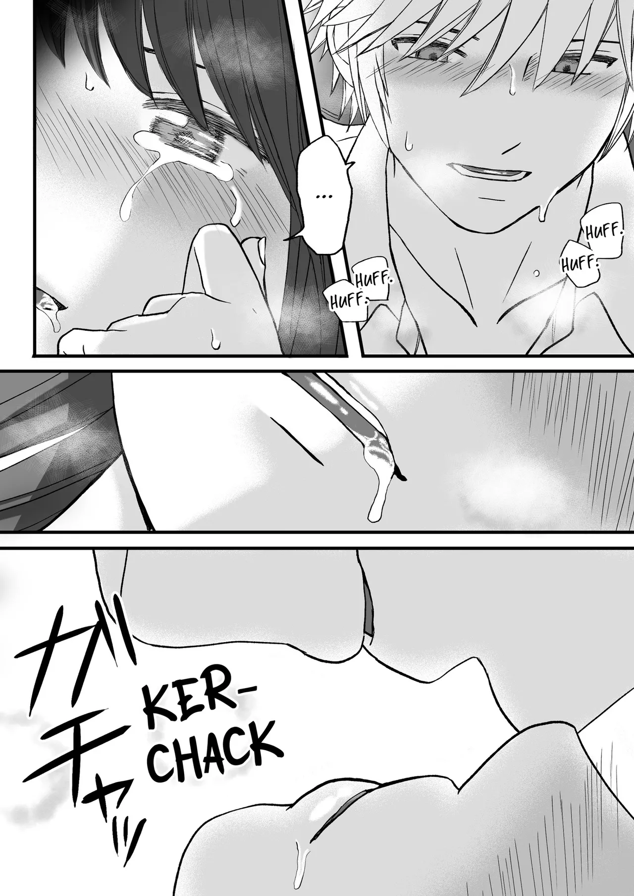 Sumata dake tte Itta no ni… Nurutto Sounyuusarechatta Yuutousei no Omocha | You Said It'd Just Be Grinding... But You Ended up Slipping It In. Now I'm Just the Top Student's Toy. page 55 original parody - handjob kissing hentai manga - read online free