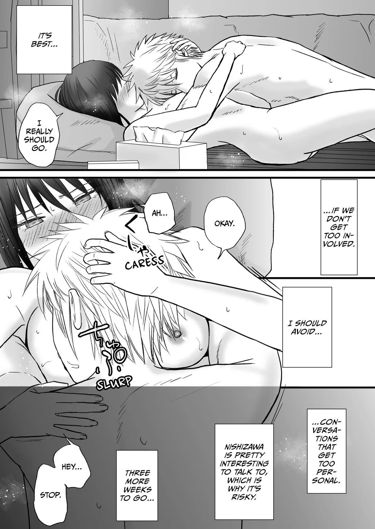Sumata dake tte Itta no ni… Nurutto Sounyuusarechatta Yuutousei no Omocha | You Said It'd Just Be Grinding... But You Ended up Slipping It In. Now I'm Just the Top Student's Toy. page 91 original parody - handjob kissing hentai manga - read online free
