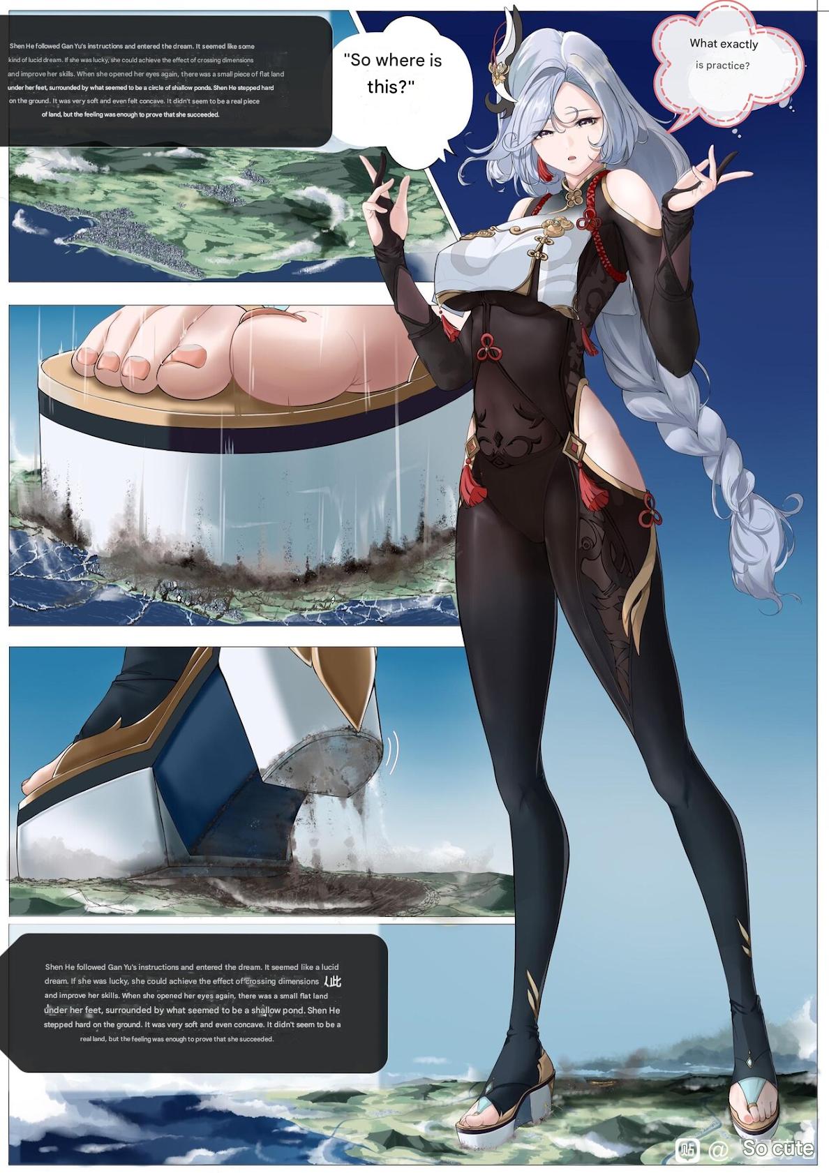 Kabubu Genshin collection page 15 - giantess hentai manga - read online free